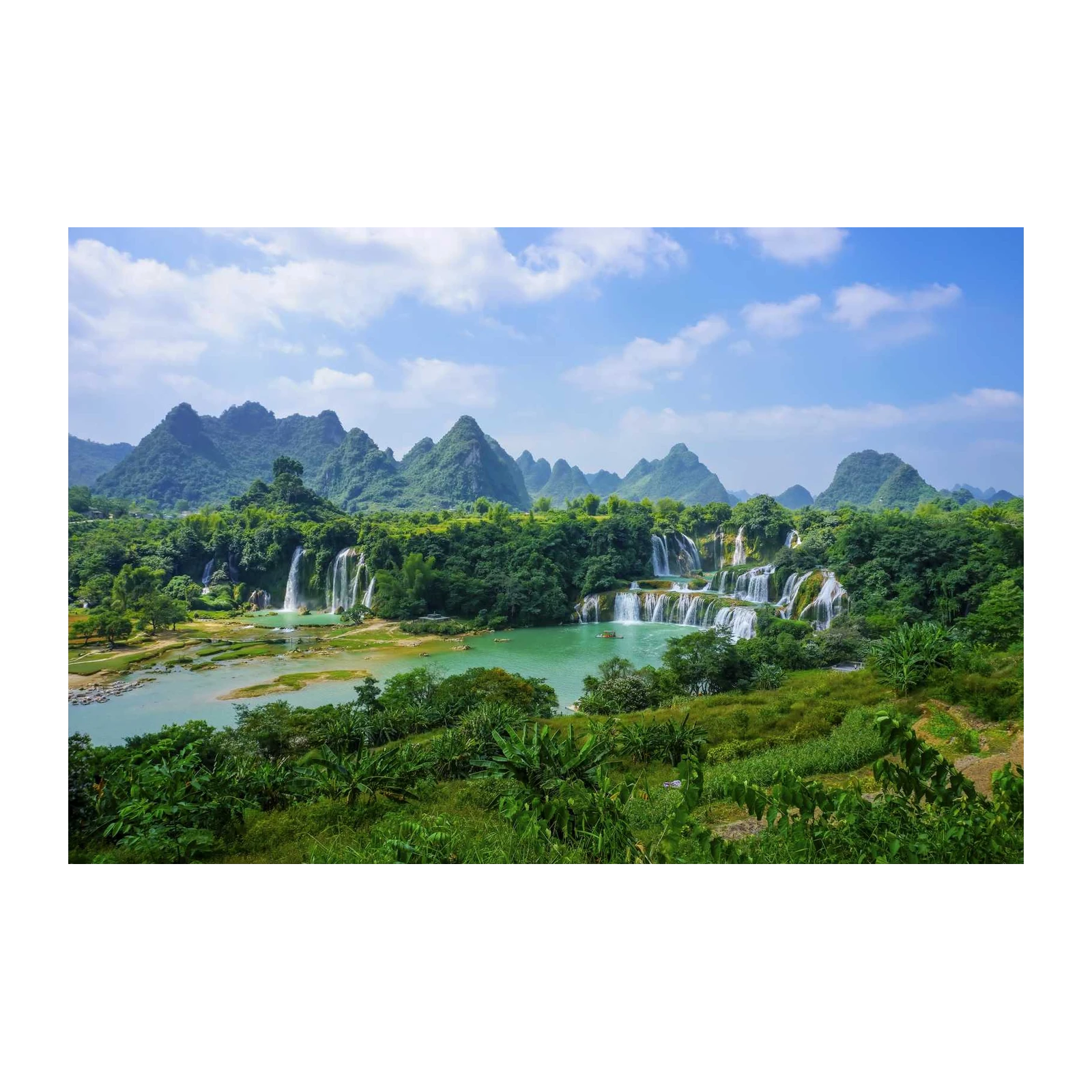 Majestic Waterfall Landscape Wall Art