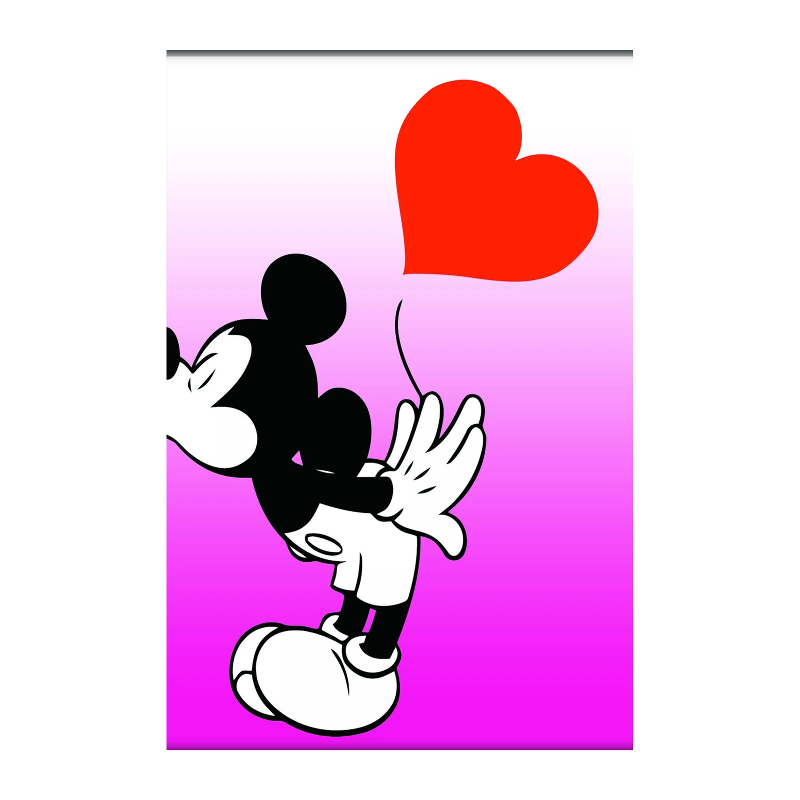Mickey Mouse Heart Balloon Wall Art