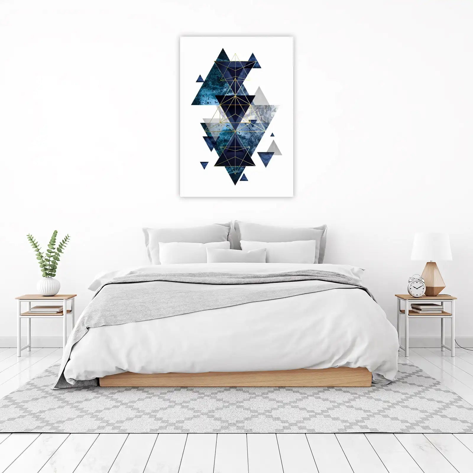 Geometric Ocean Dreams Wall Art