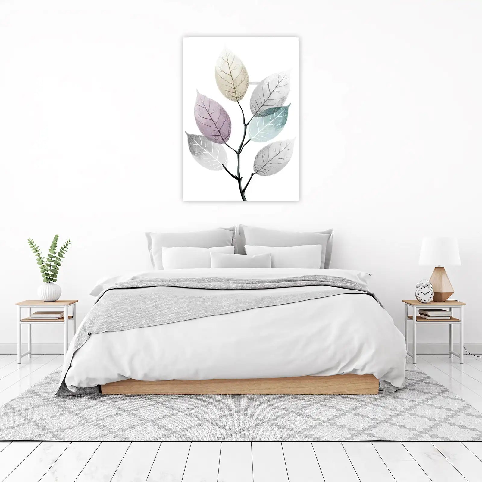 Elegant Botanical Skeleton Leaves Wall Art