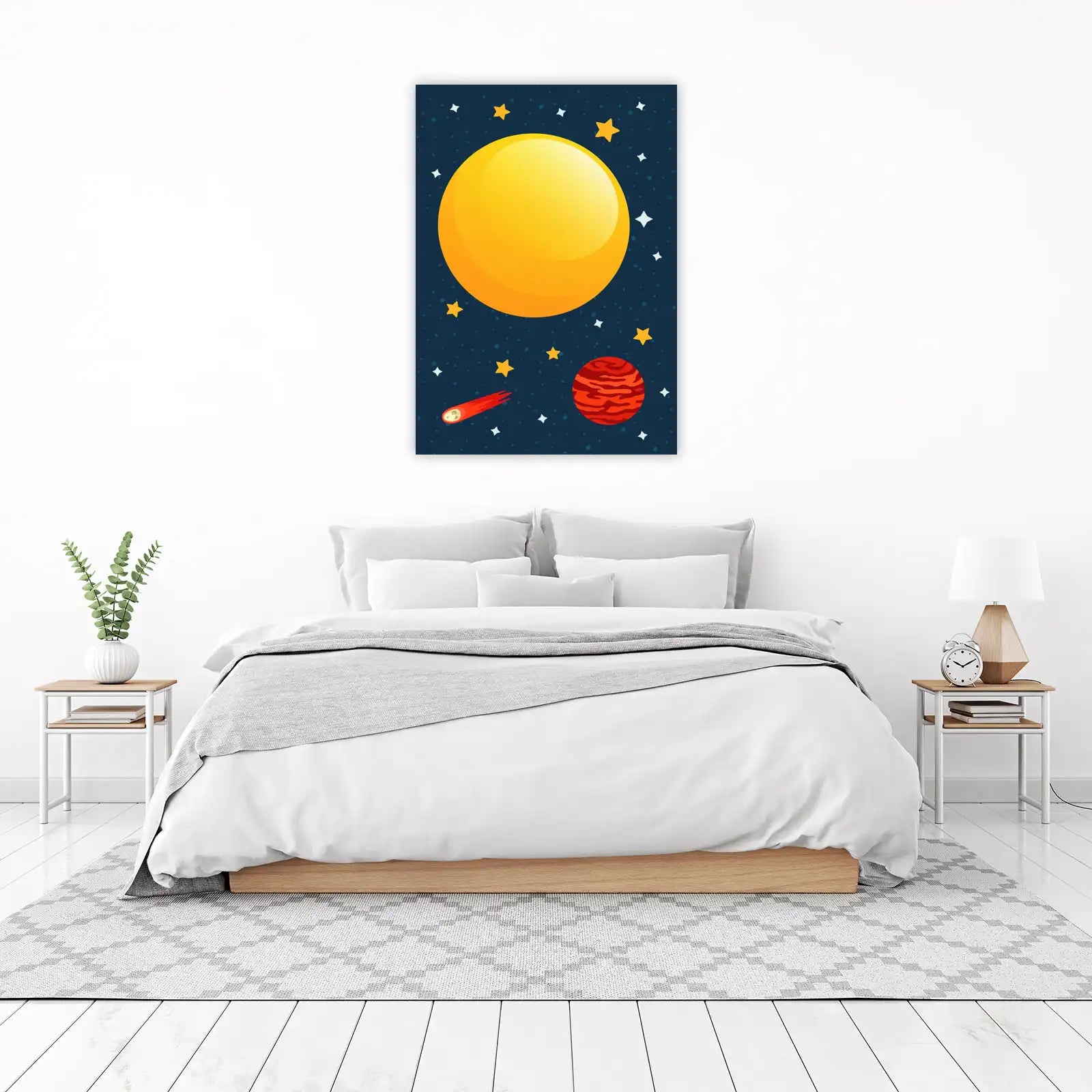Vibrant Space Adventure Wall Art