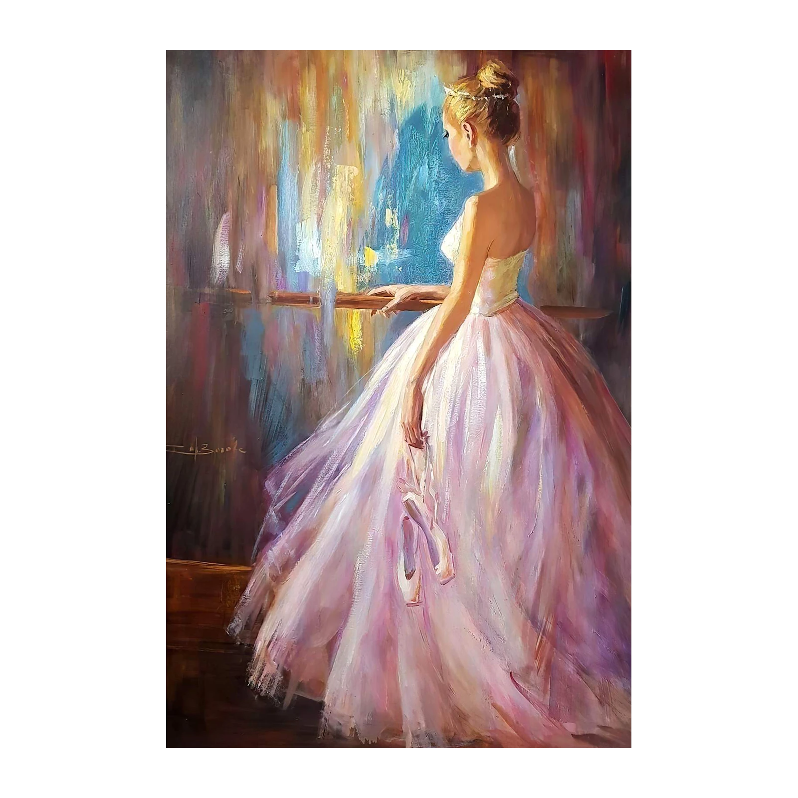 Graceful Ballerina Dreams Wall Art