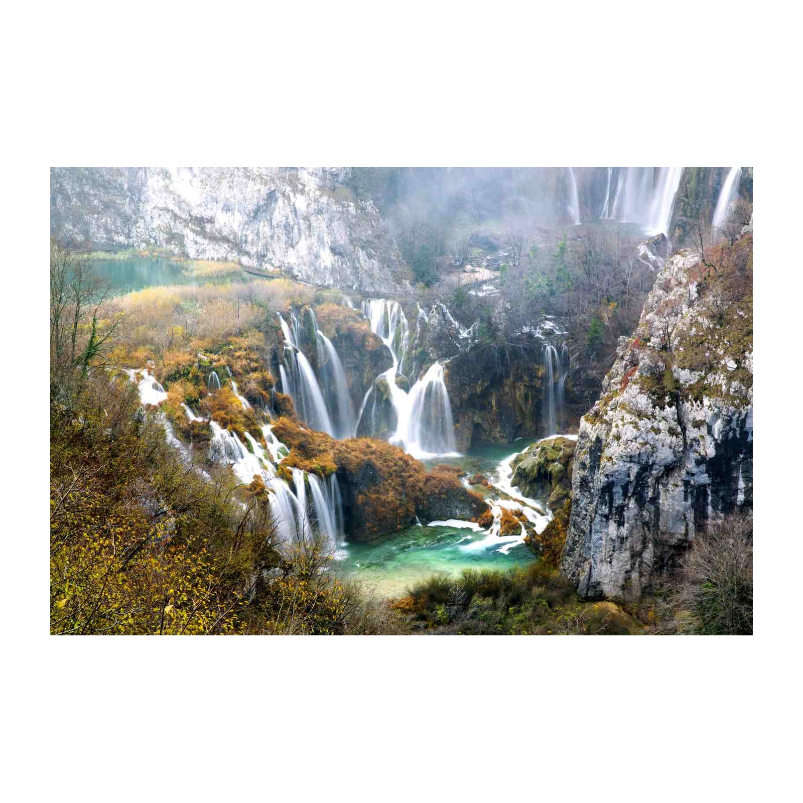 Majestic Waterfall Serenity Wall Art