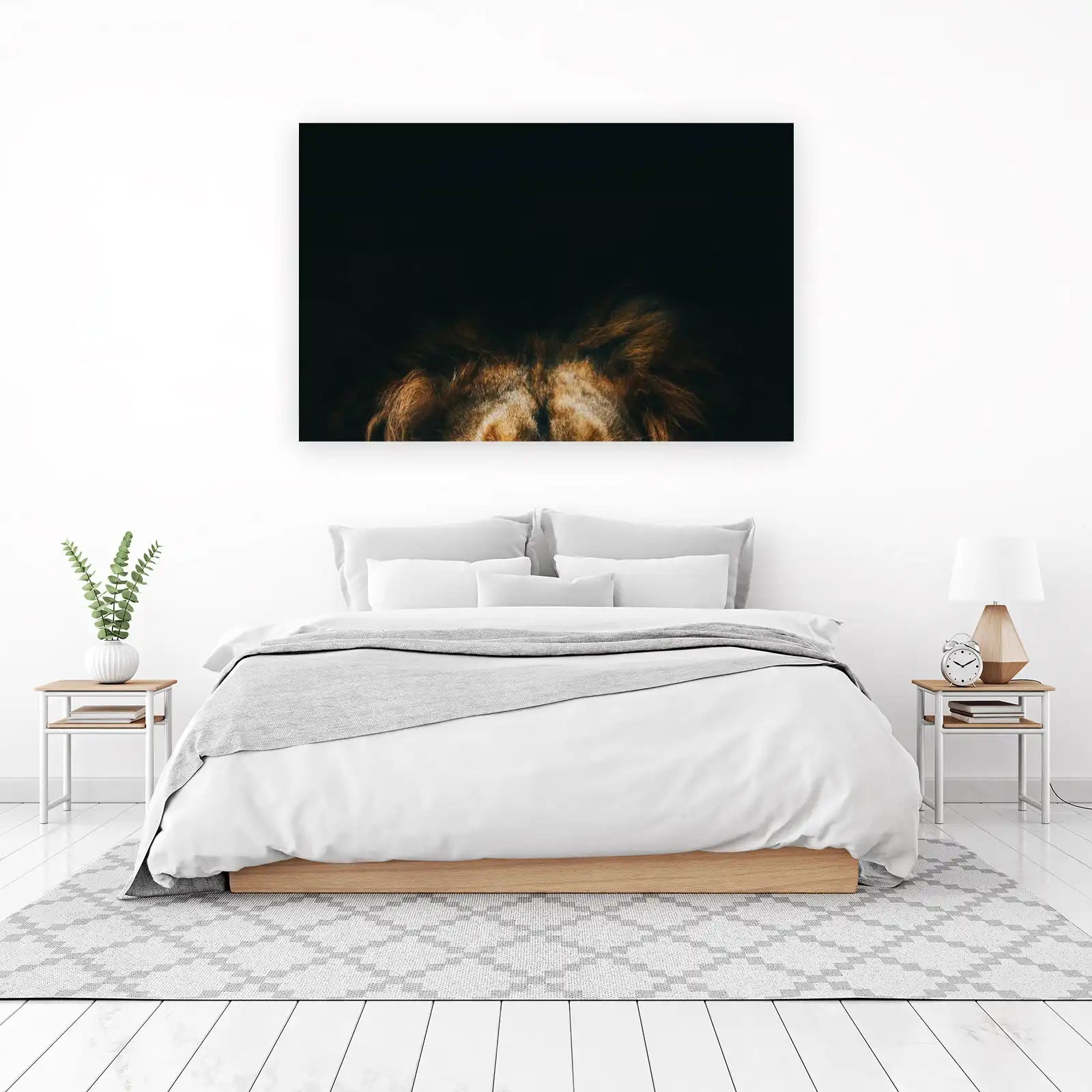 Majestic Lion Portrait Wall Art
