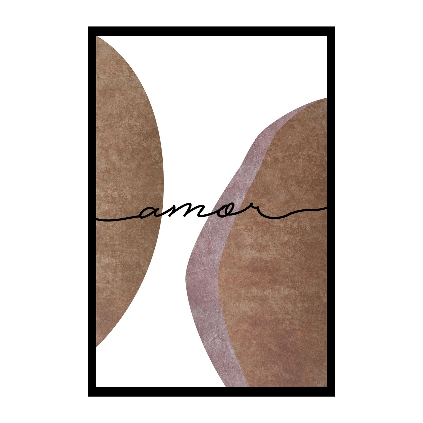Modern Abstract Amor Wall Art Wall Art