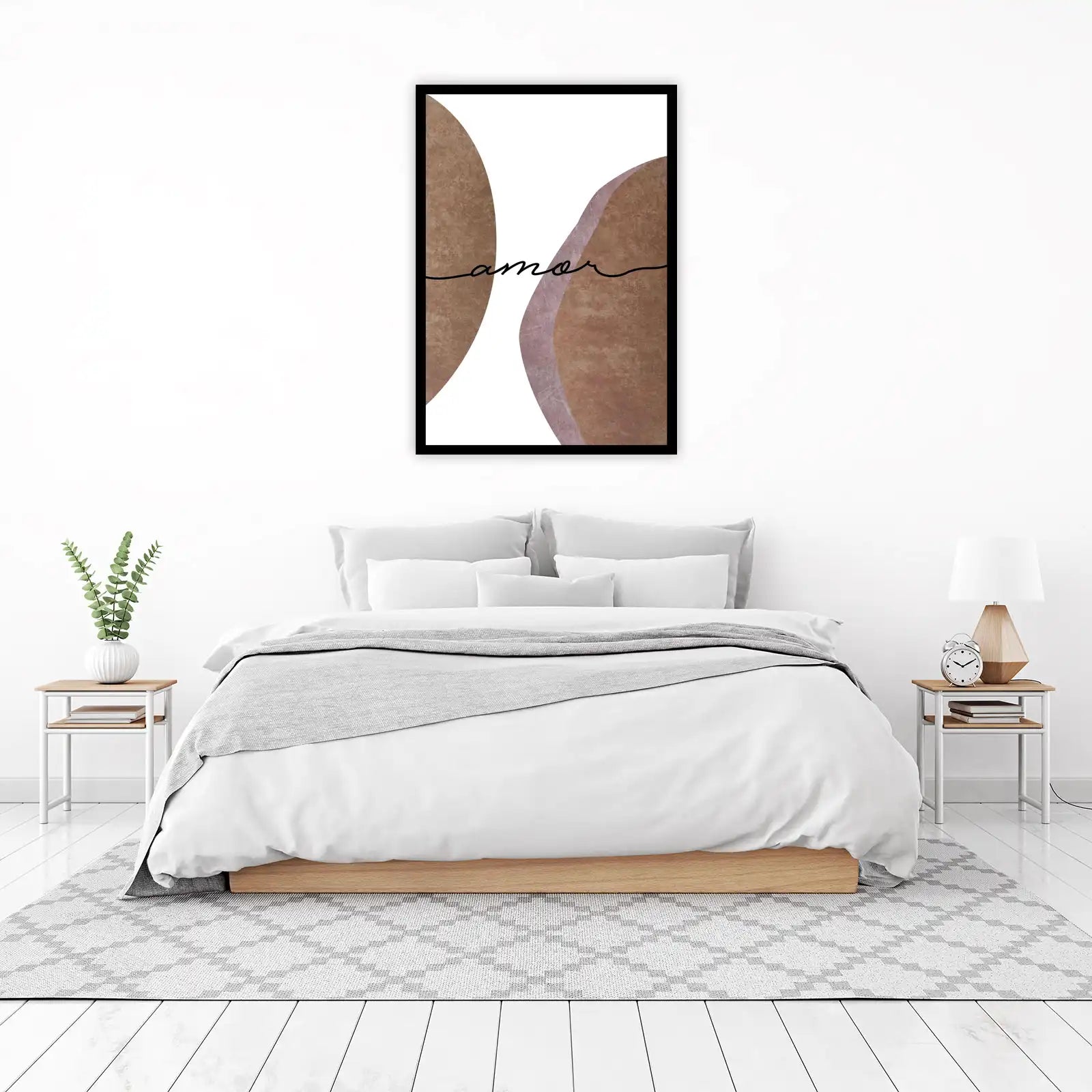 Modern Abstract Amor Wall Art Wall Art
