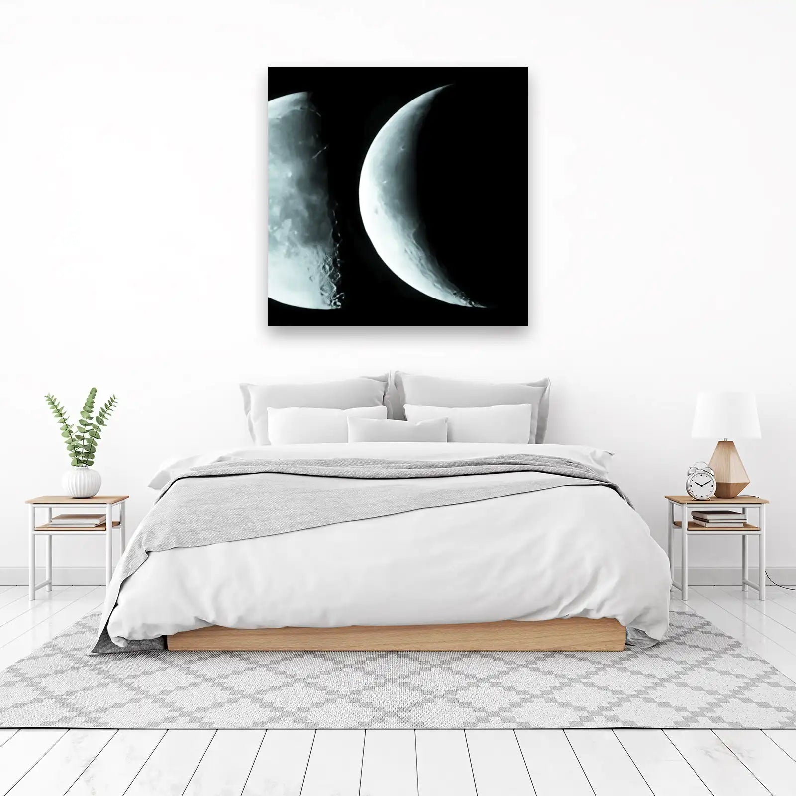 Lunar Crescent Abstract Wall Art Wall Art