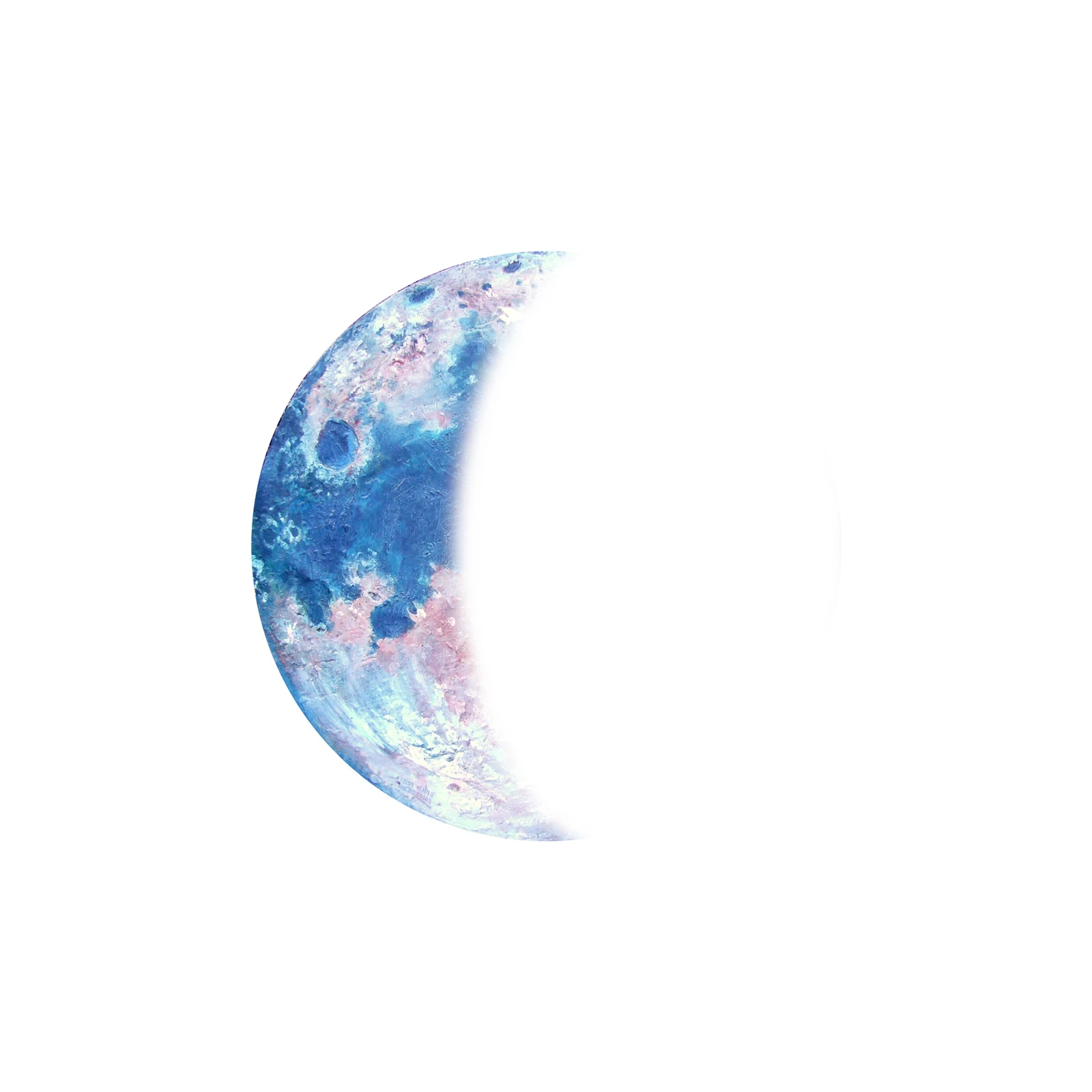 Abstract Celestial Moon Wall Art