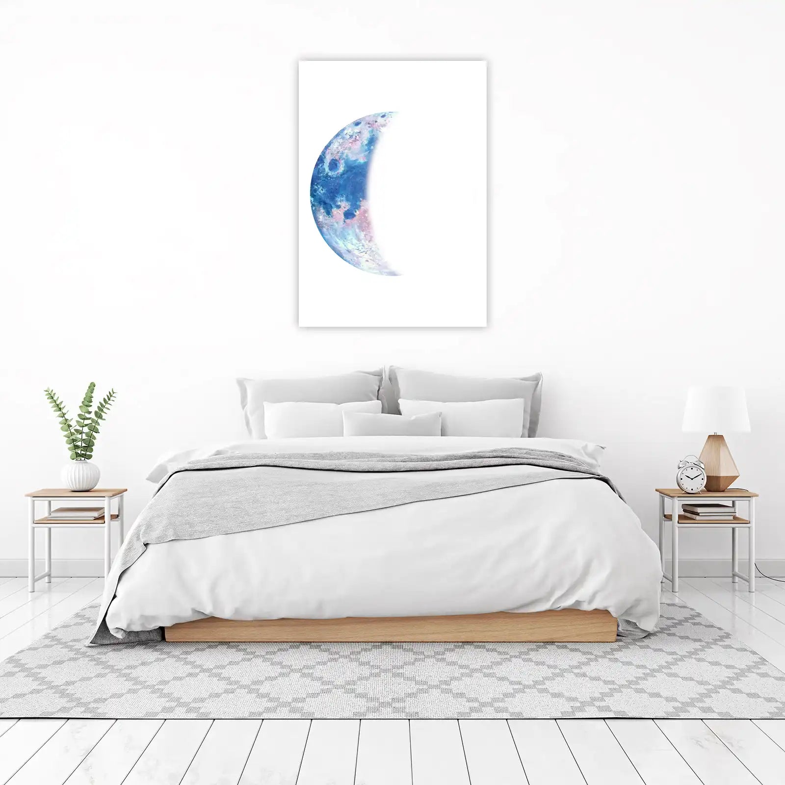 Abstract Celestial Moon Wall Art
