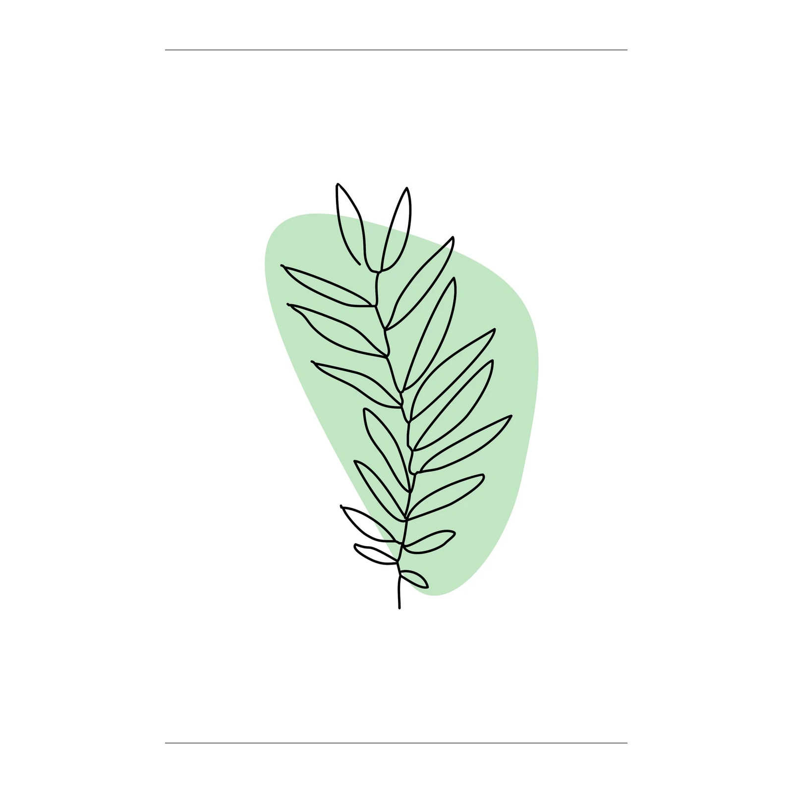 Minimalist Botanical Branch Wall Art