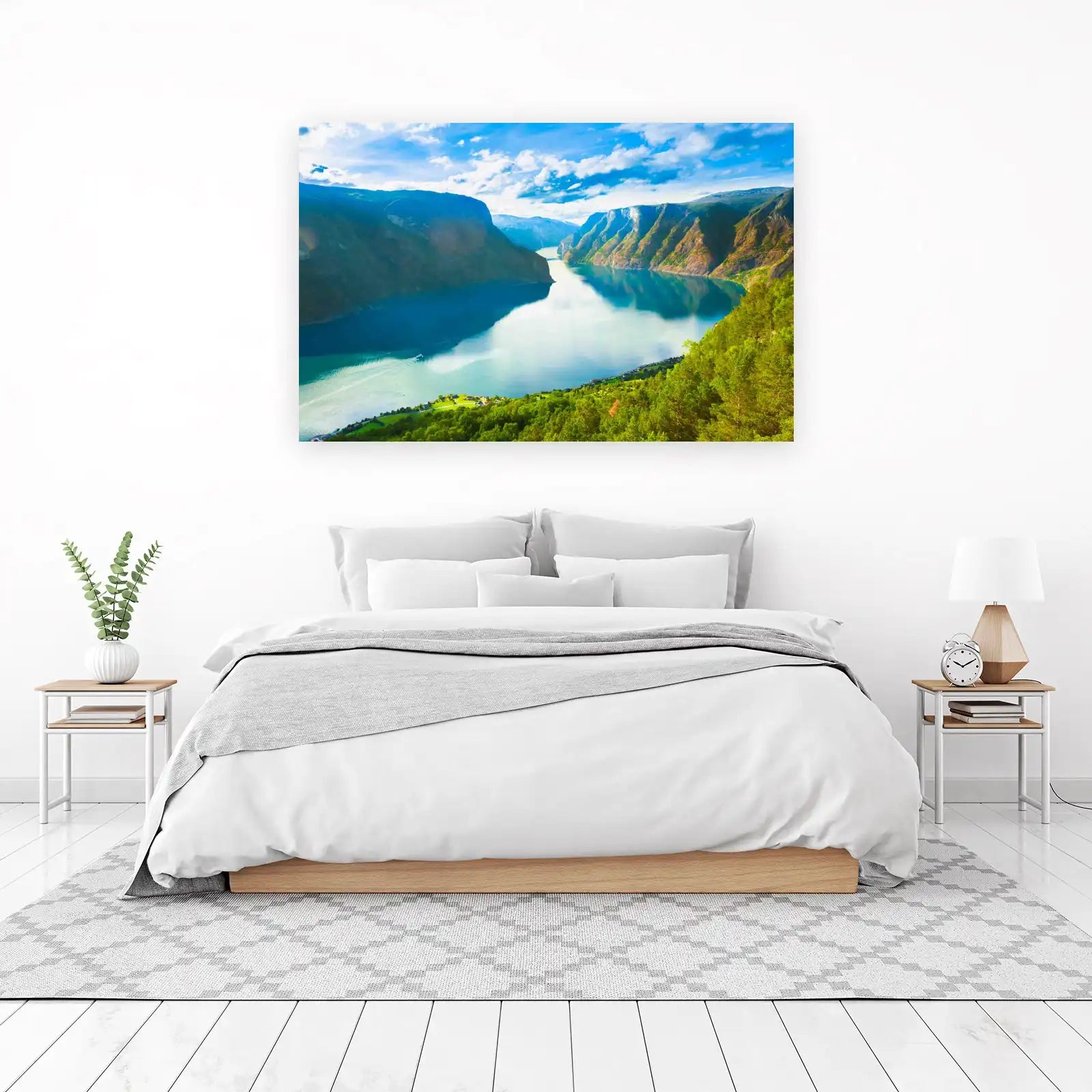 Serene Fjord Landscape Wall Art
