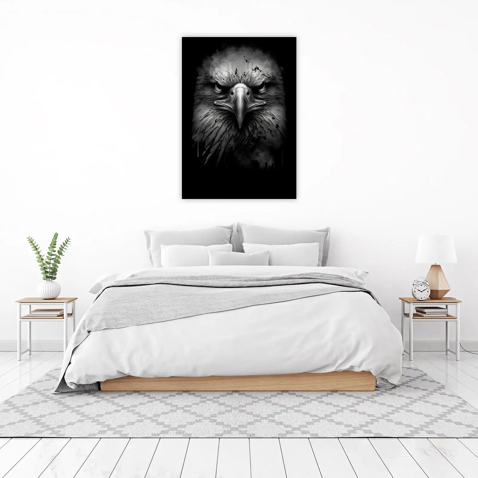 Majestic Eagle Fearless Gaze Wall Art