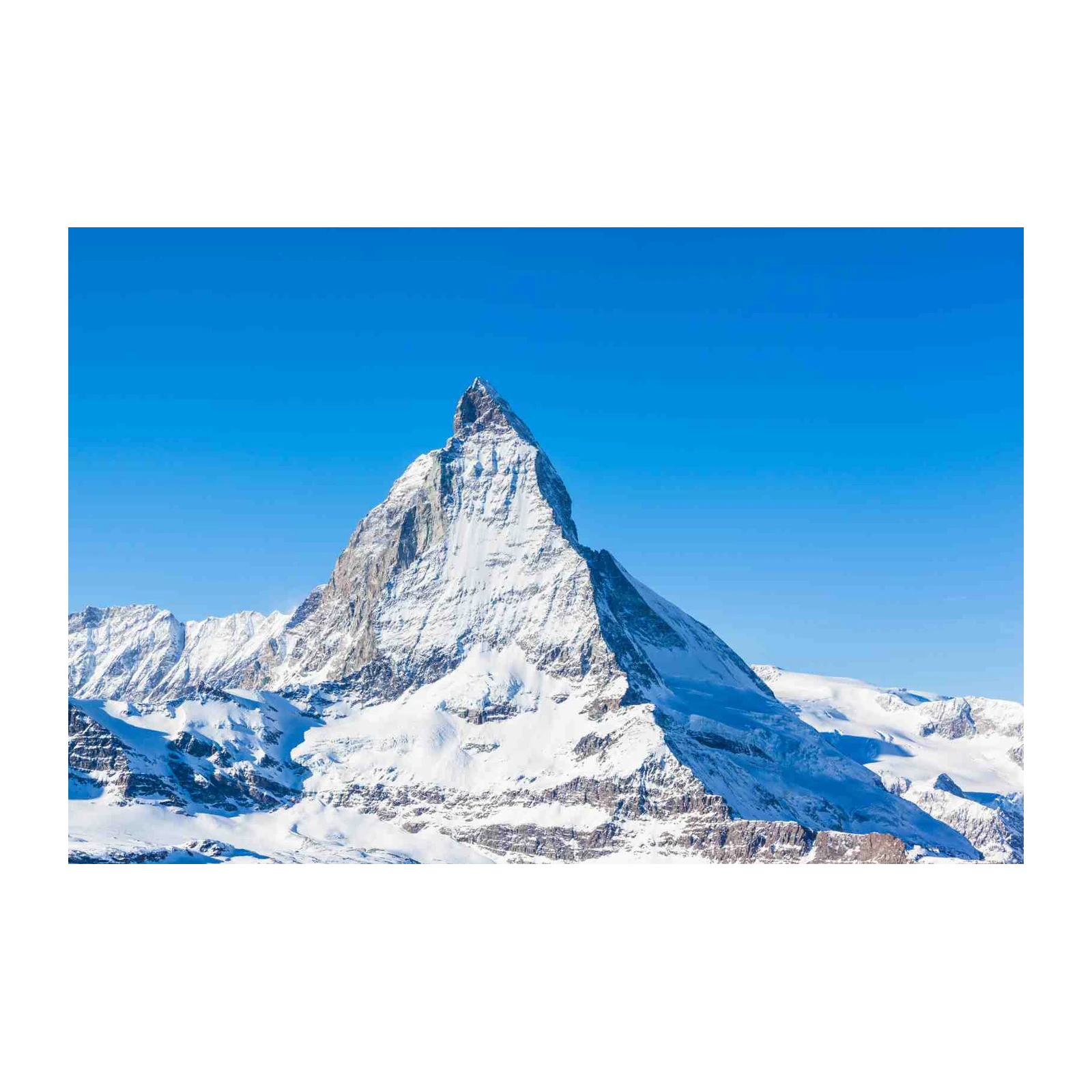 Majestic Snow-Capped Mountain Wall Art