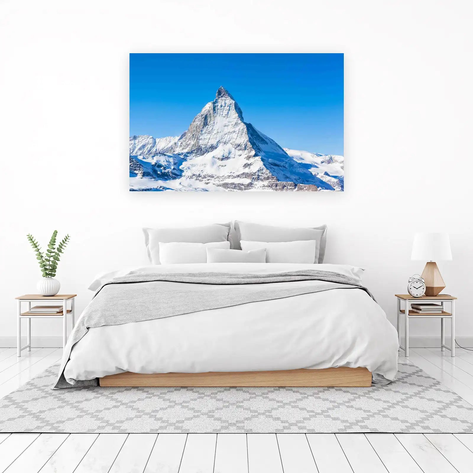 Majestic Snow-Capped Mountain Wall Art