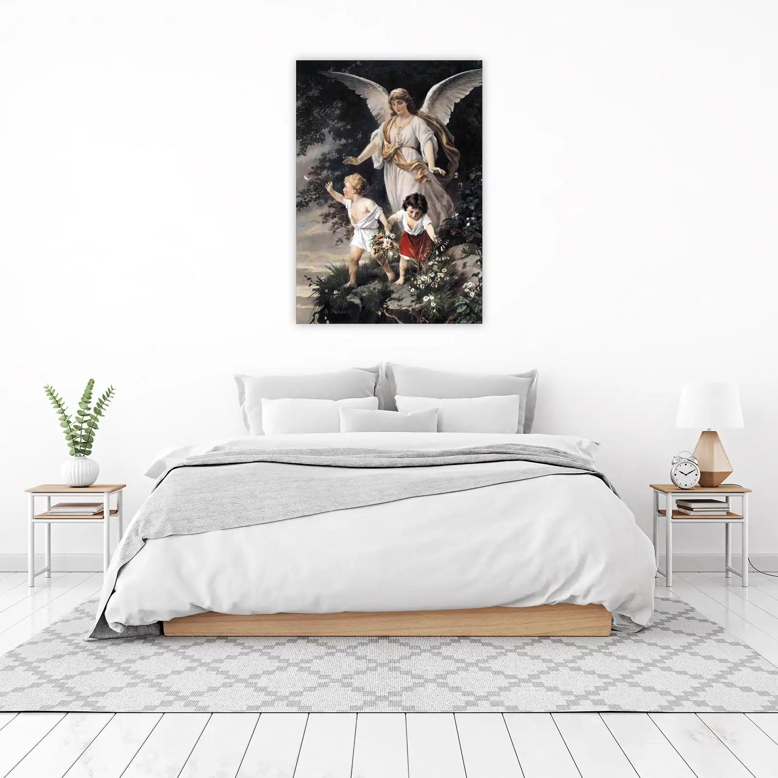 Guardian Angel with Children Wall Art