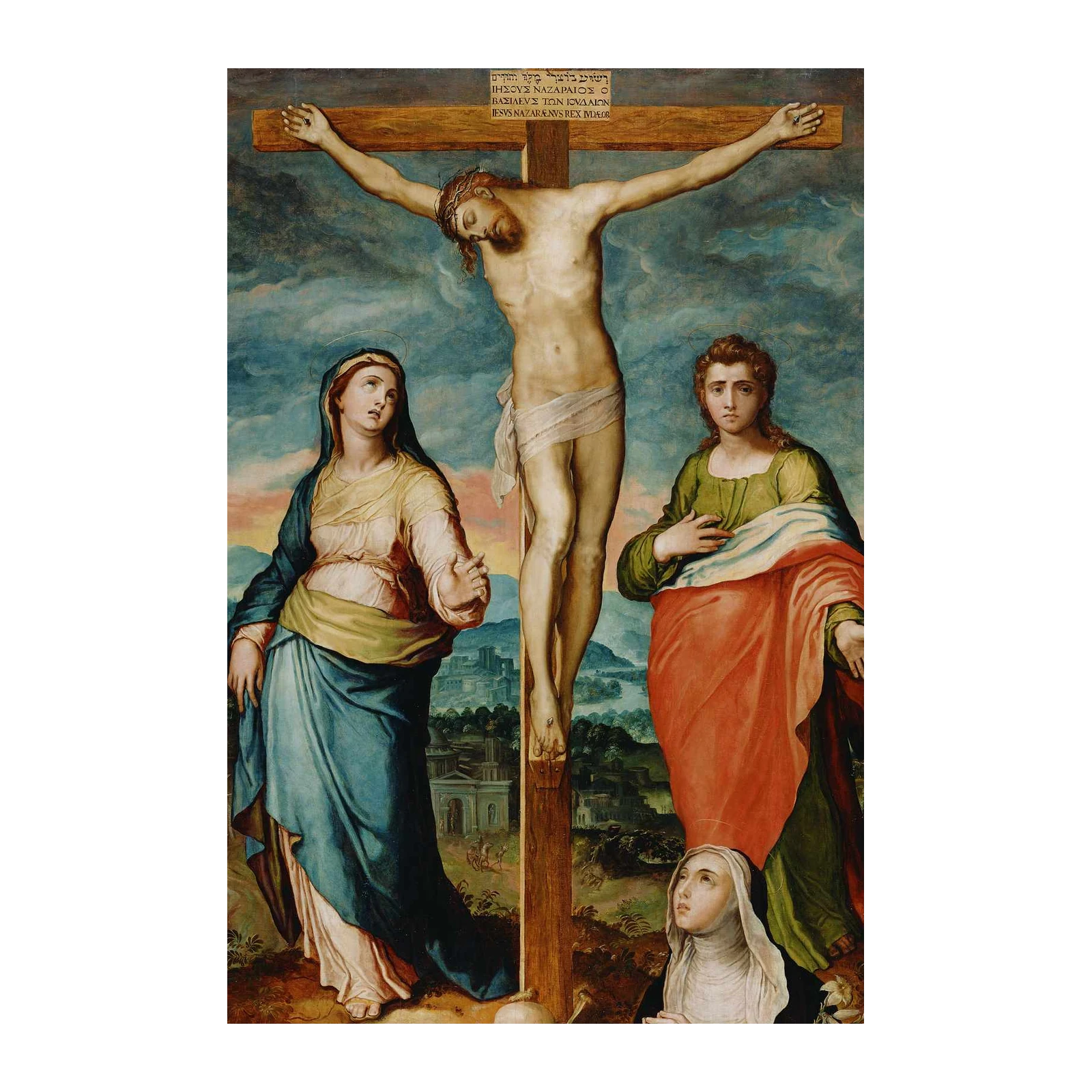 Crucifixion Religious Art Wall Art