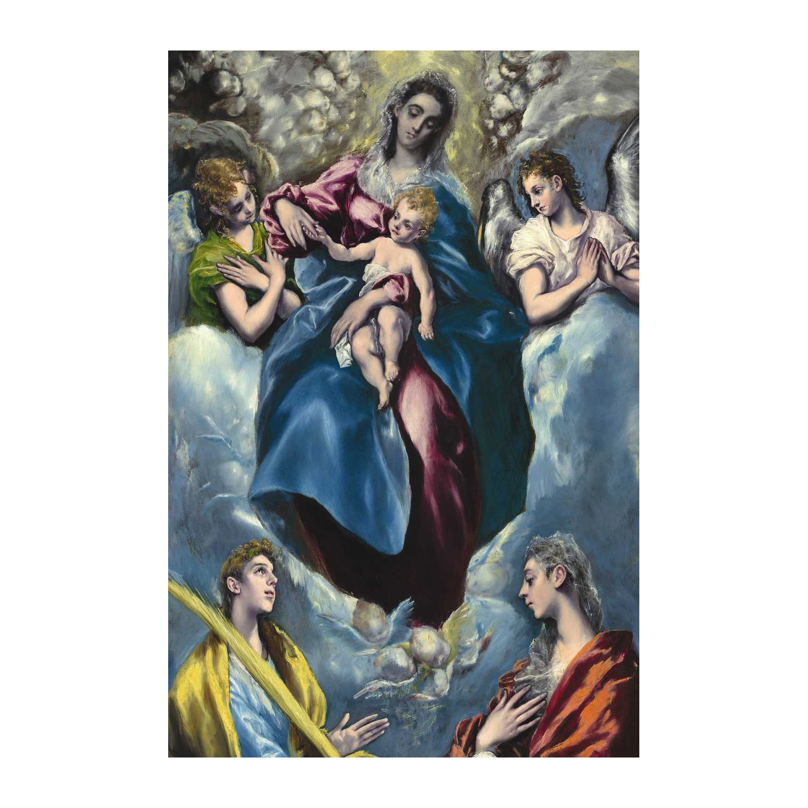 Madonna and Child with Angels El Greco Wall Art