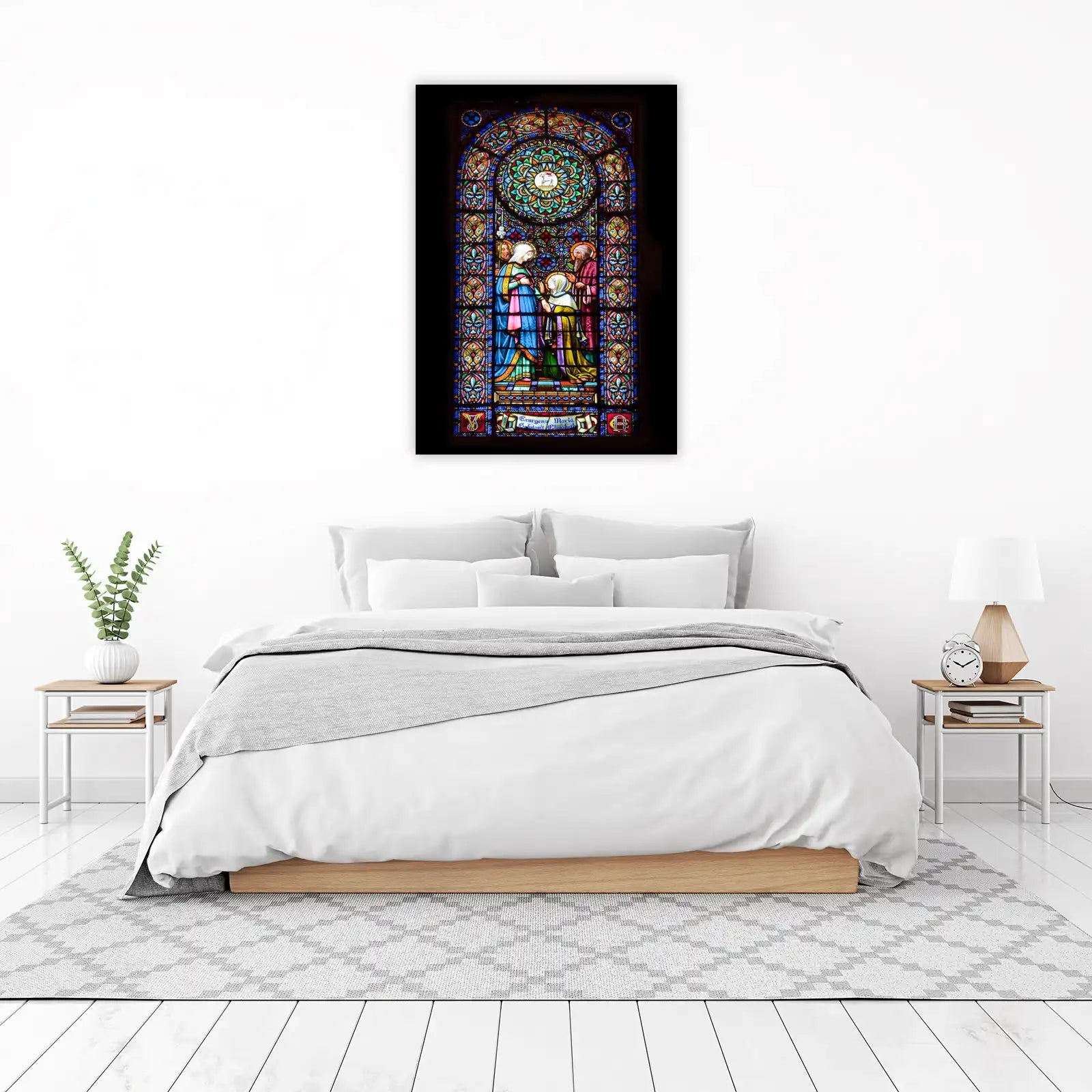Vibrant Religious Scene Wall Art