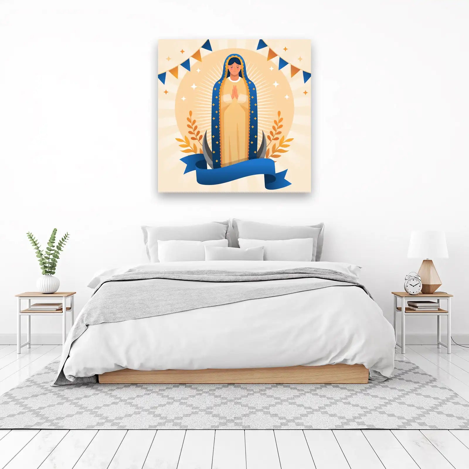 Serene Virgen de Guadalupe Wall Art