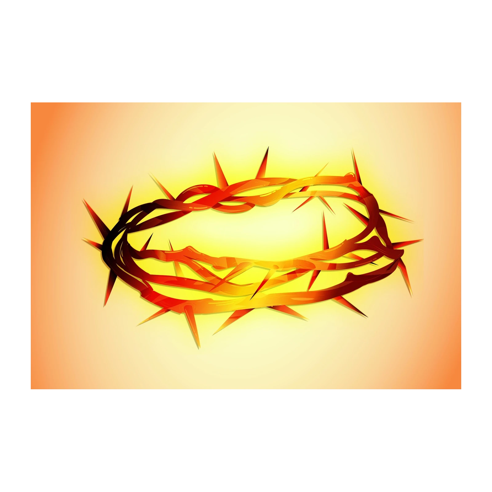 Radiant Crown of Thorns Wall Art