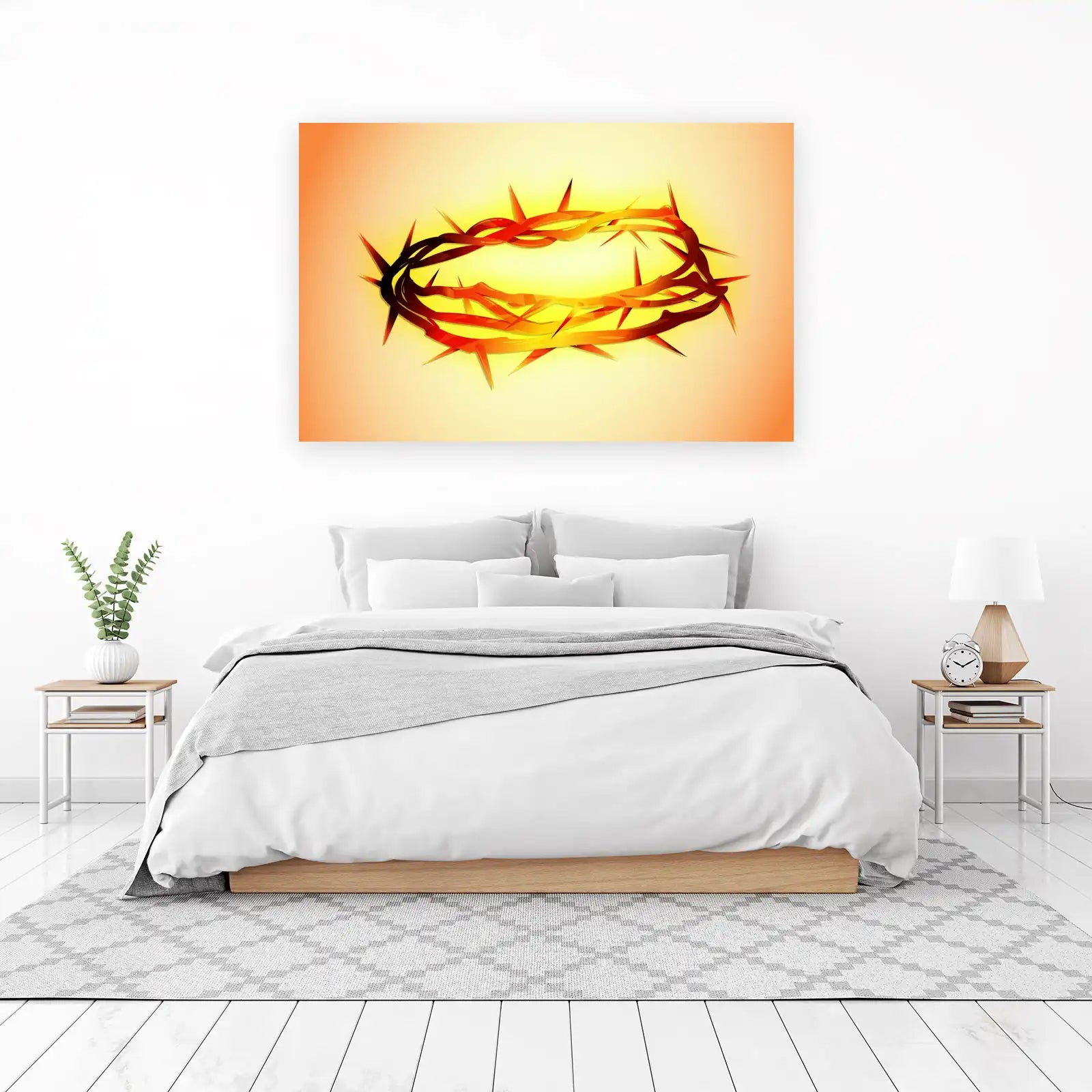 Radiant Crown of Thorns Wall Art