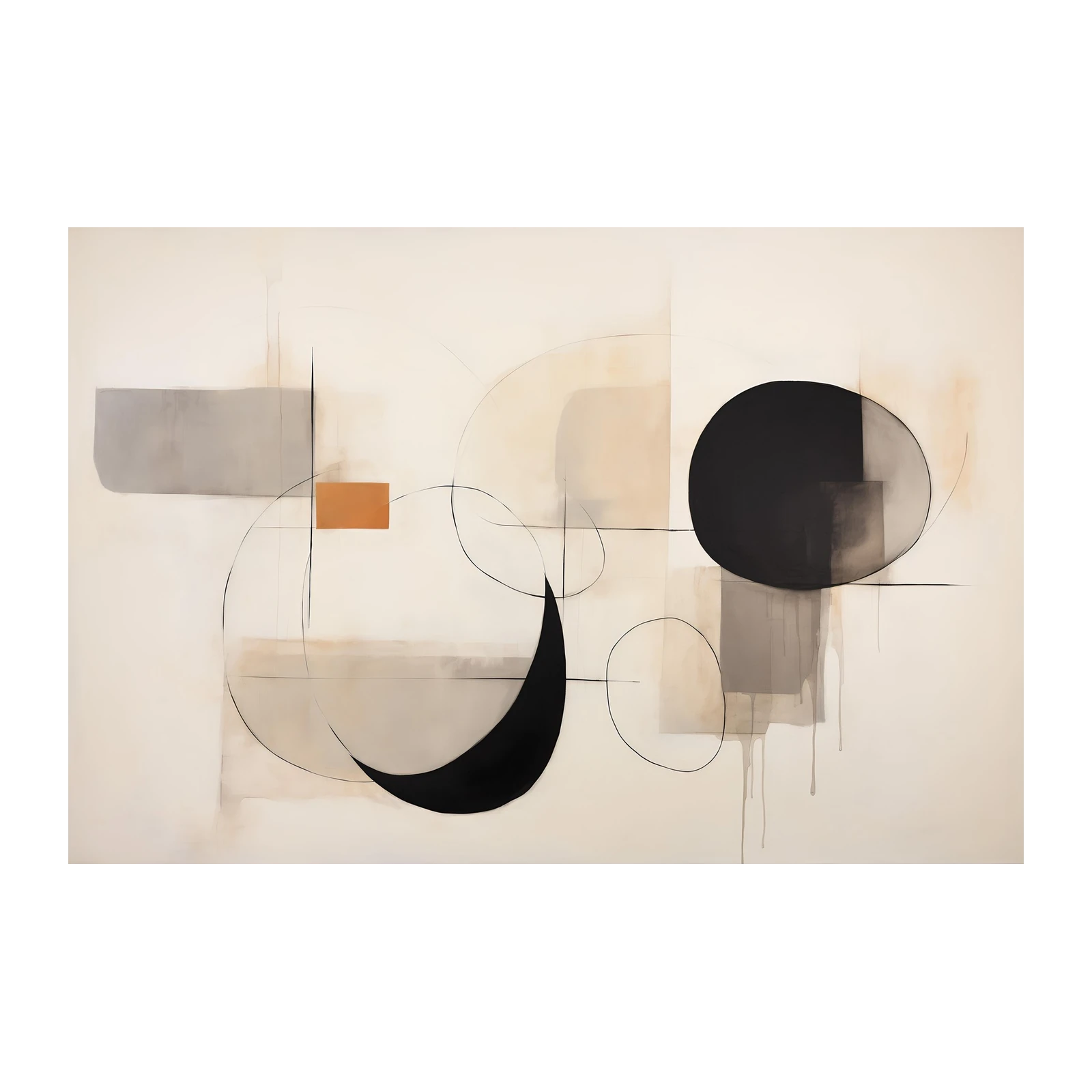 Abstract Geometric Harmony Wall Art