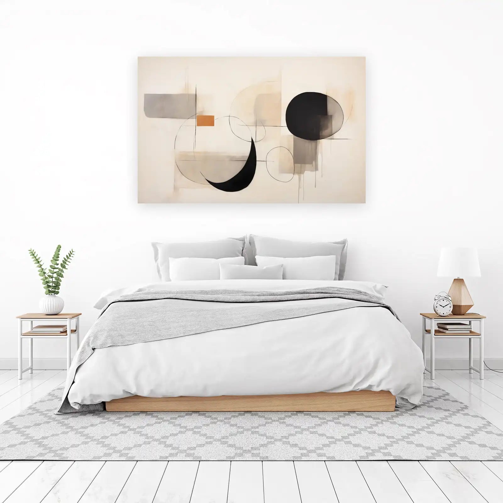Abstract Geometric Harmony Wall Art
