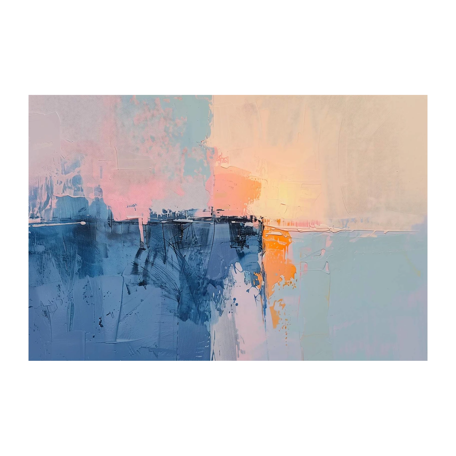 Abstract Horizon Wall Art