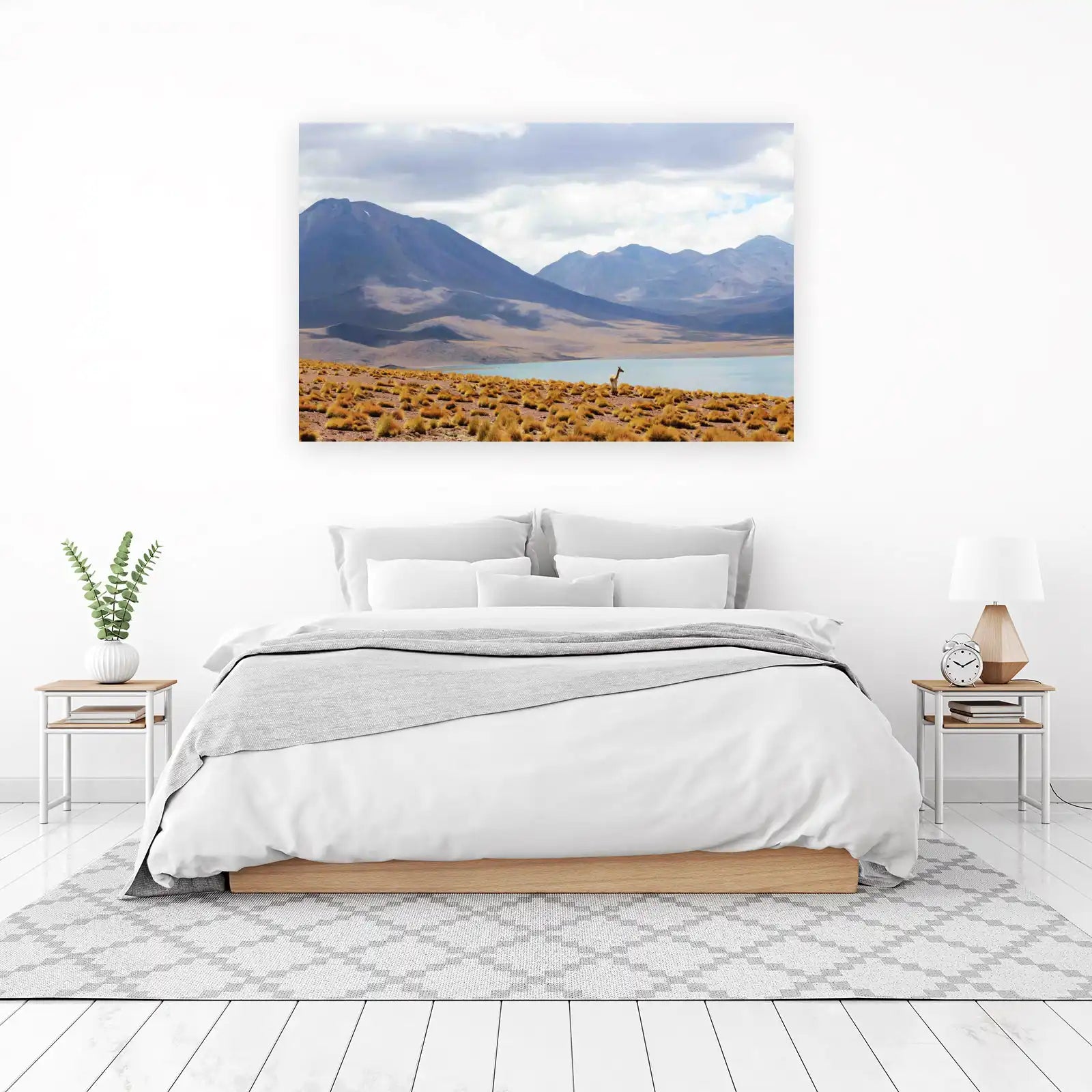 Andean Vicuña Landscape Wall Art Wall Art