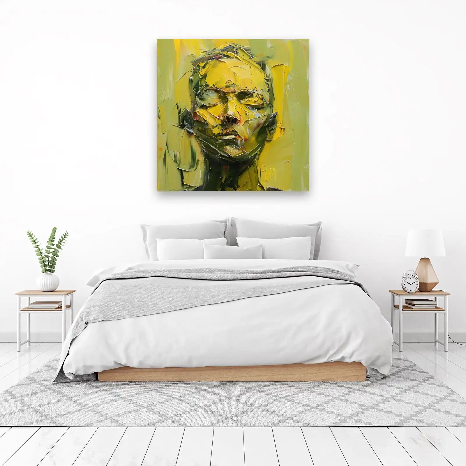 Impressionist Yellow Portrait Wall Art