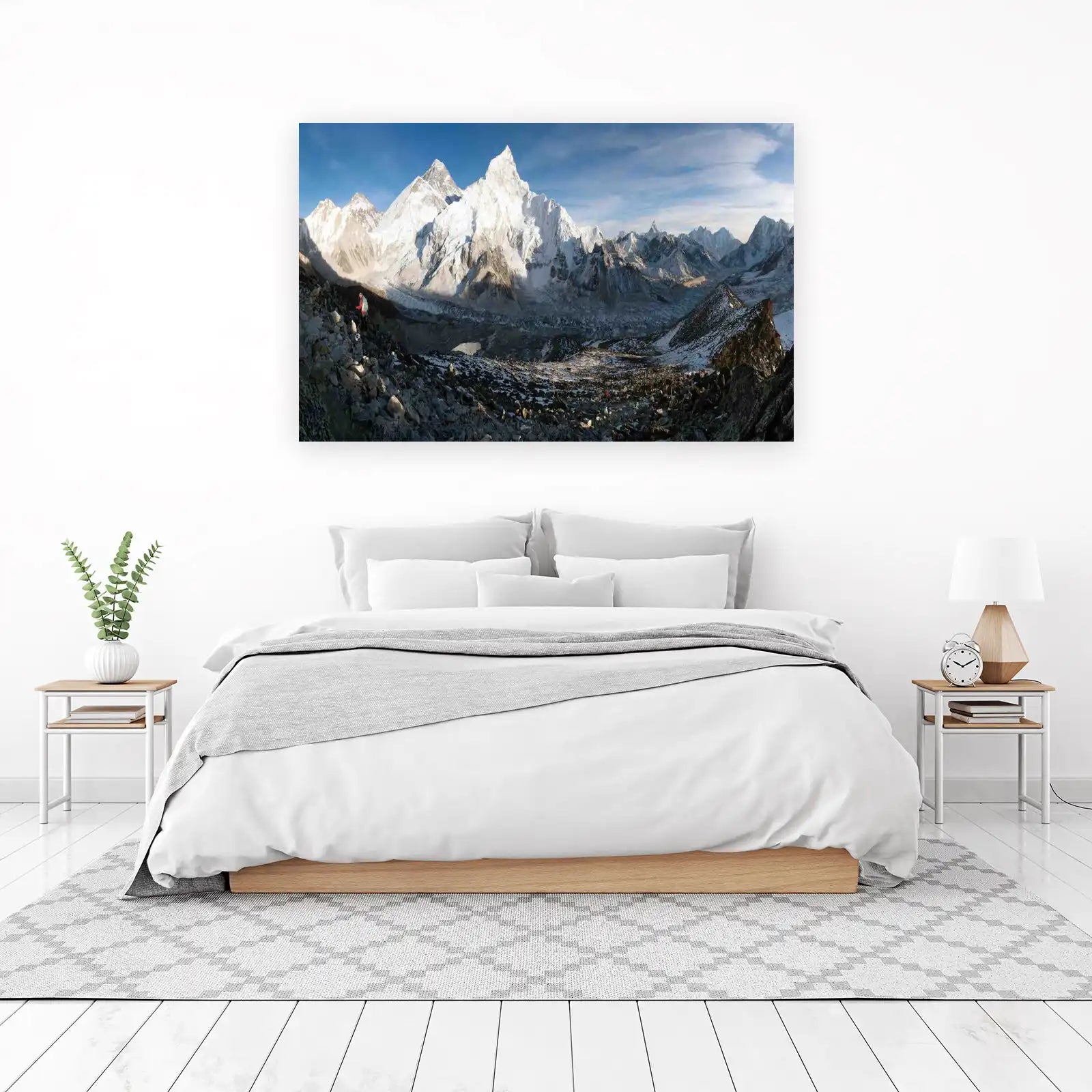Majestic Everest Summit Landscape Wall Art