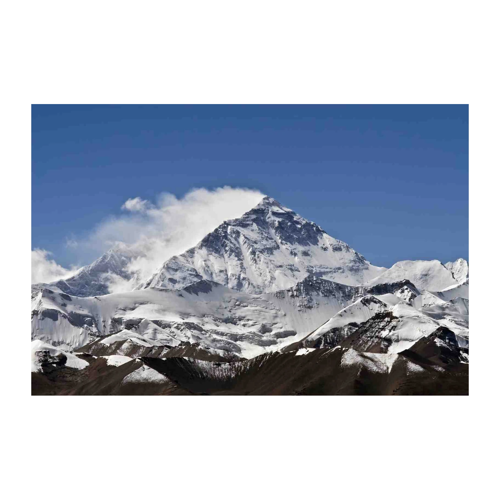 Majestic Snow-Capped Mountain Landscape Wall Art