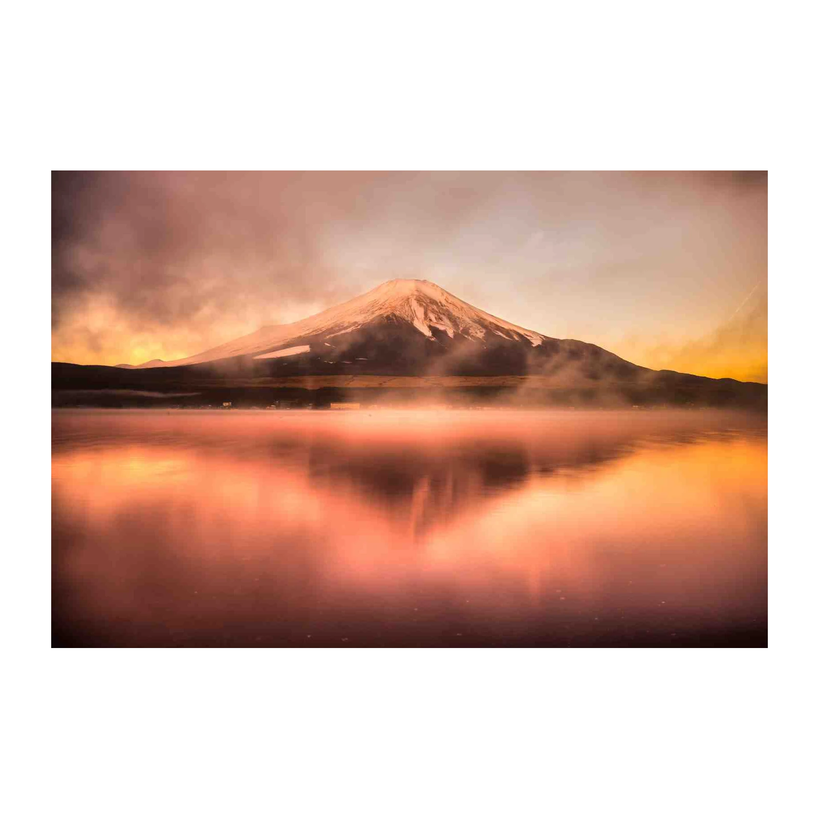 Mount Fuji Sunrise Serenity Wall Art