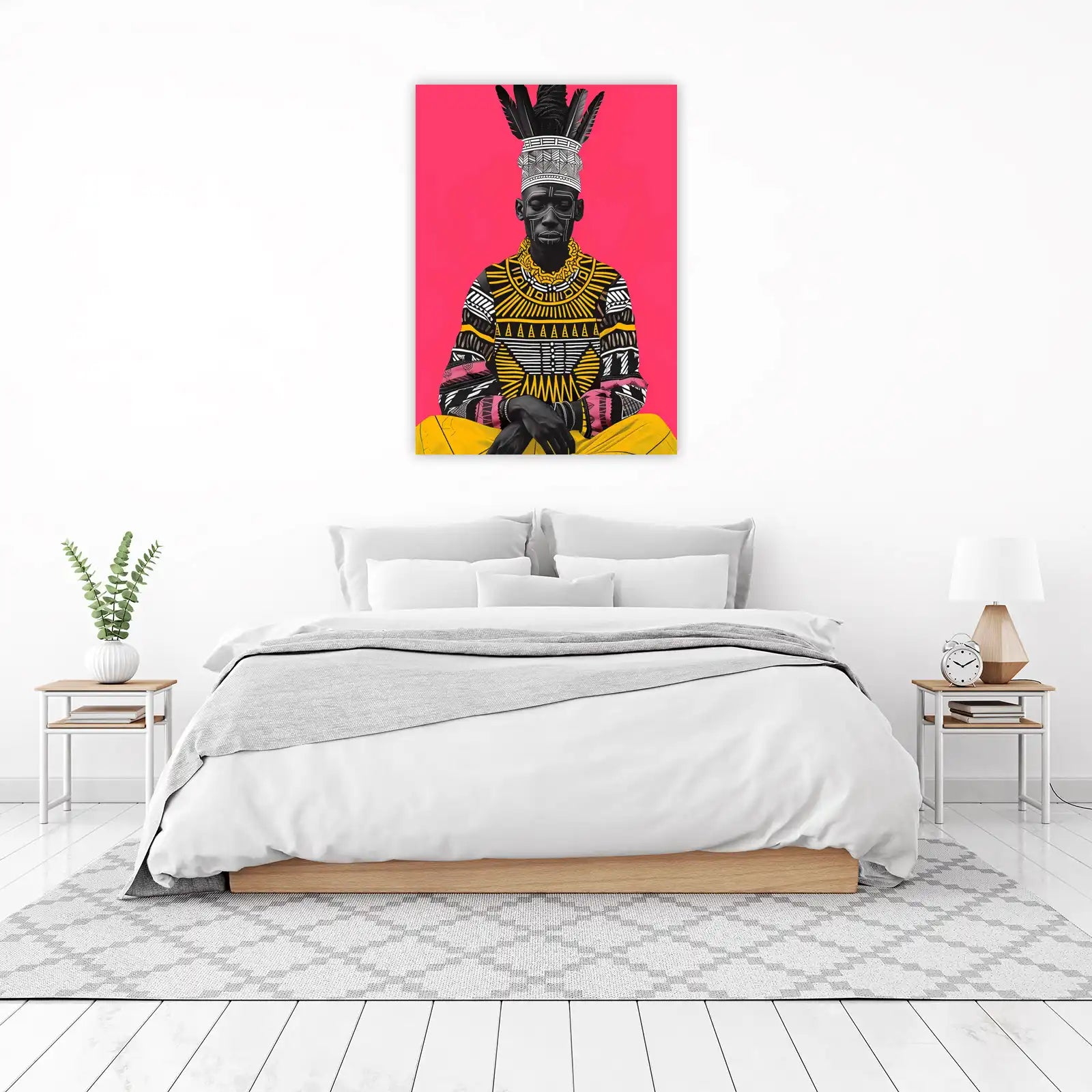Vibrant African Portrait Wall Art Wall Art