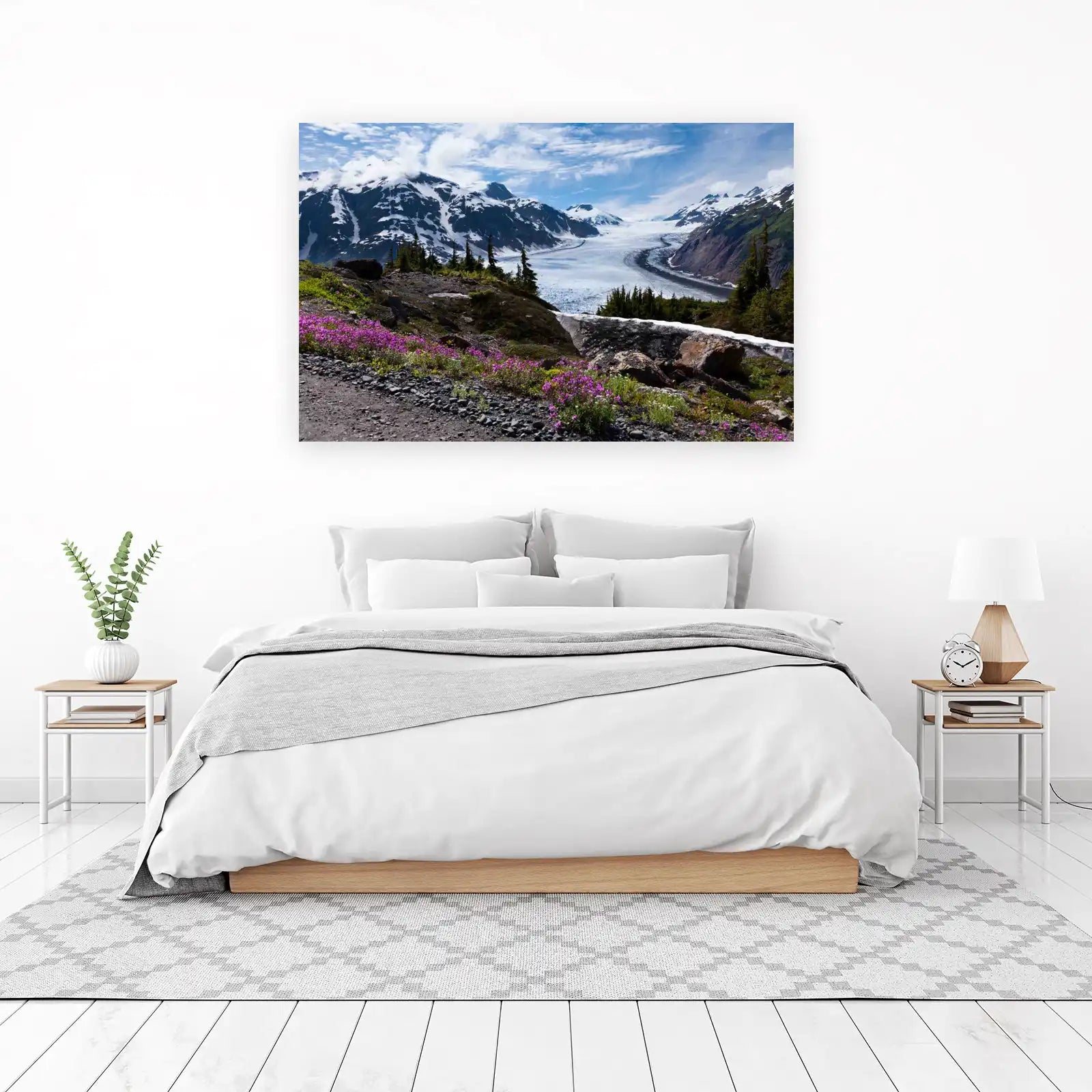 Glacial Majesty Alaska Wildflower Wall Art