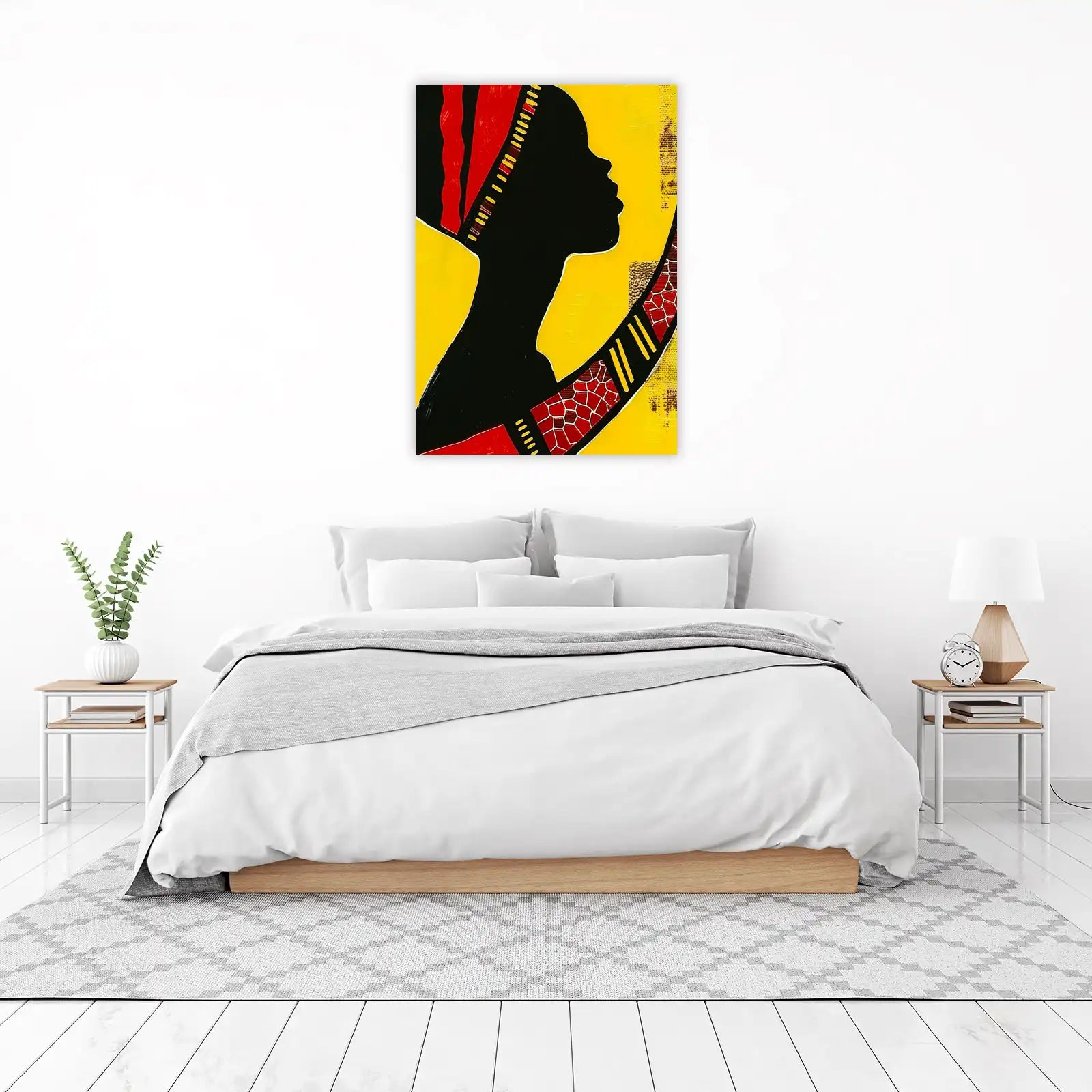 Vibrant African Portrait Wall Art