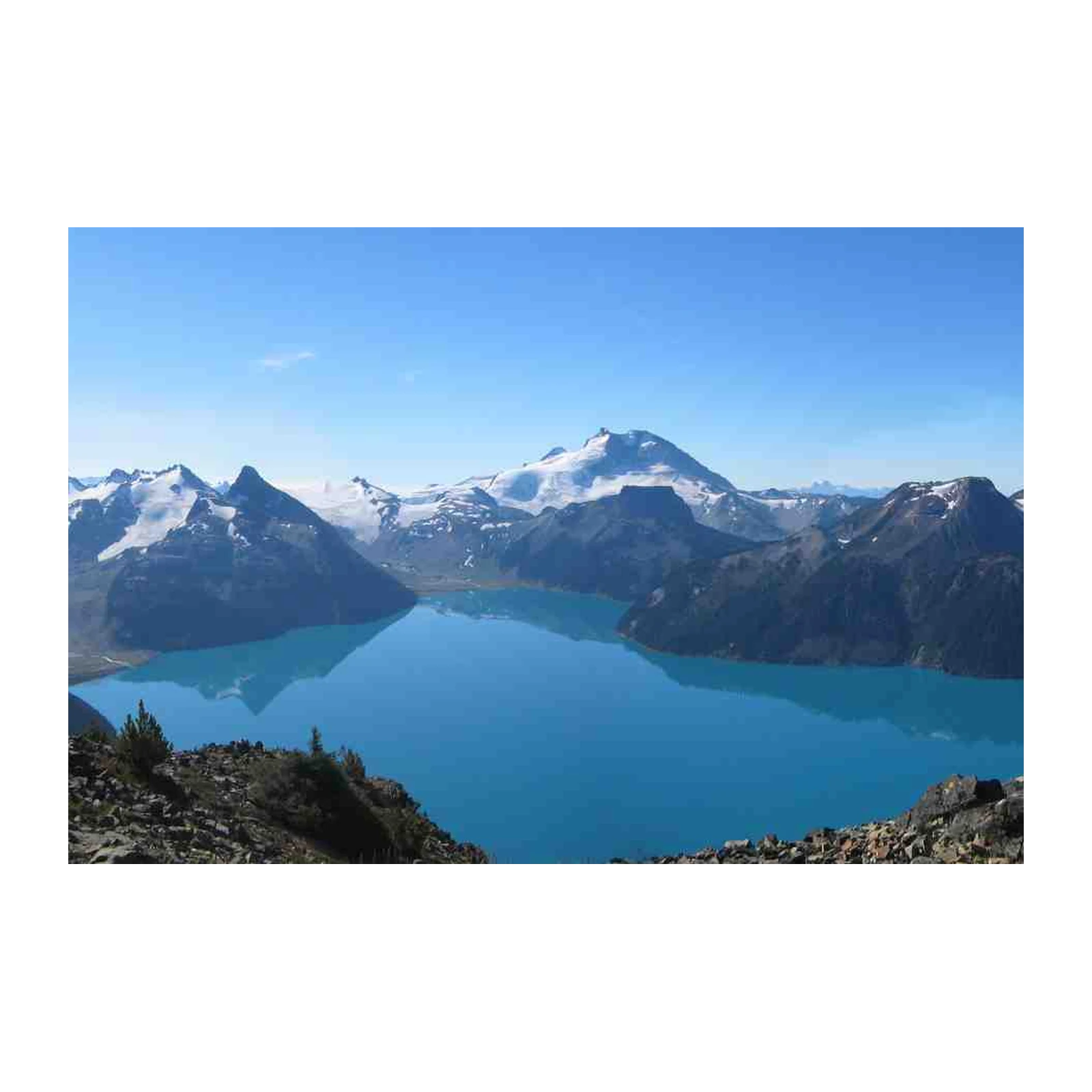Majestic Mountain Lake Scenery Wall Art