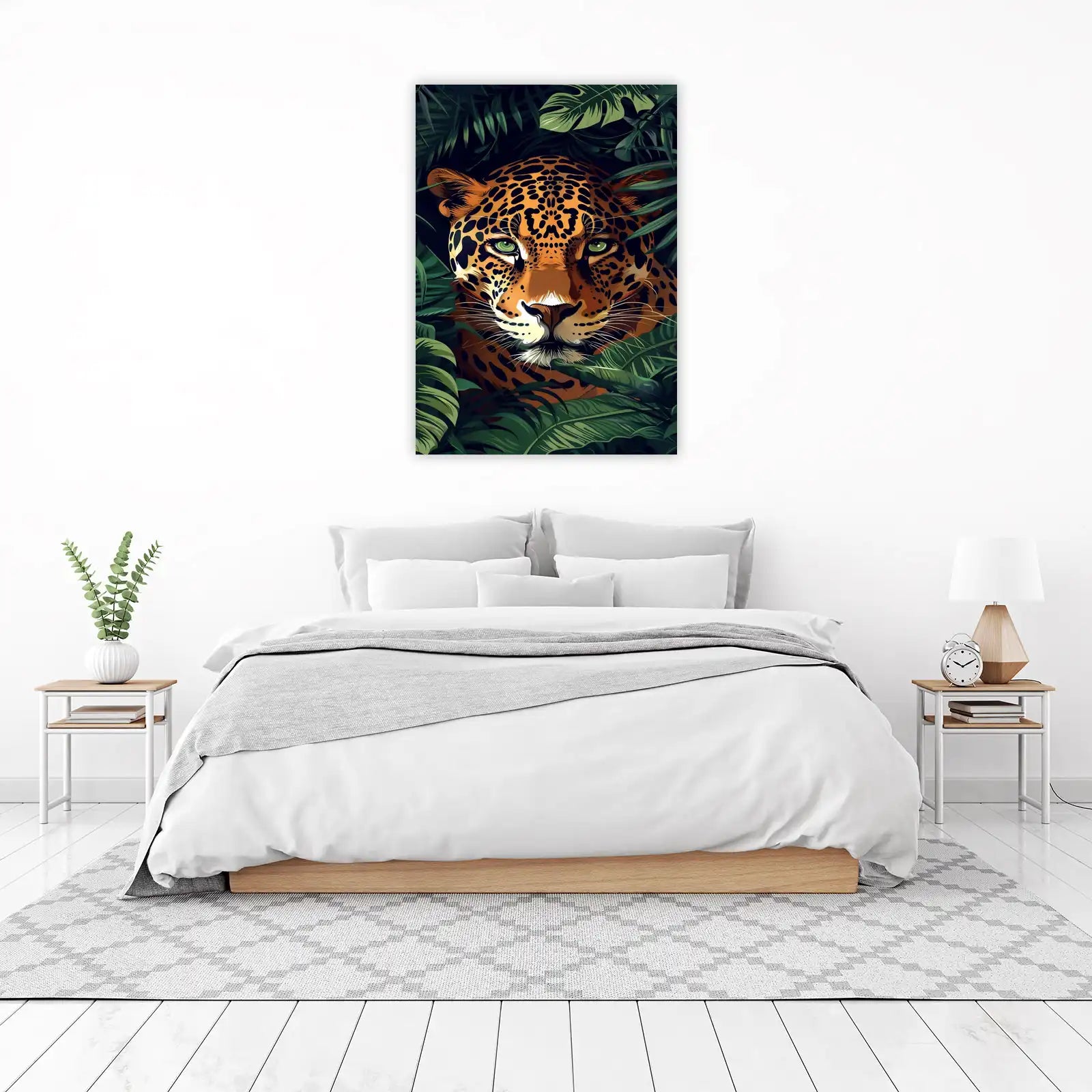Jungle Leopard Gaze Wall Art