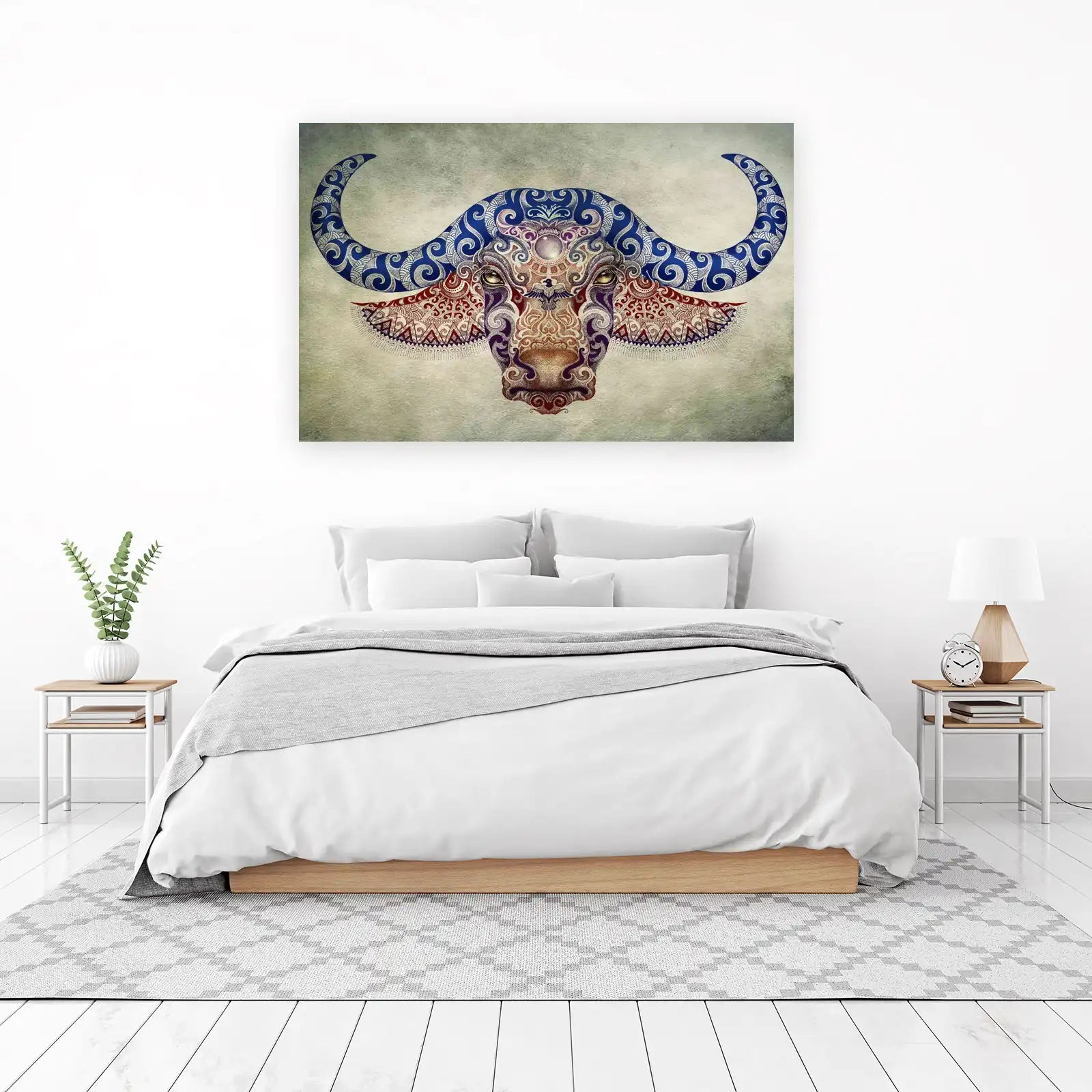 Majestic Mandala Buffalo Wall Art