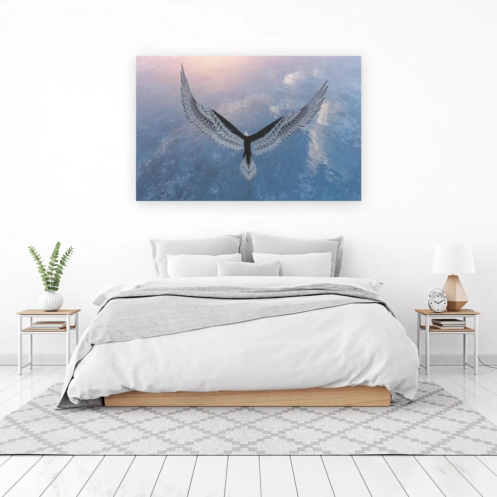 Majestic Eagle Flight Wall Art - Wildlife Art