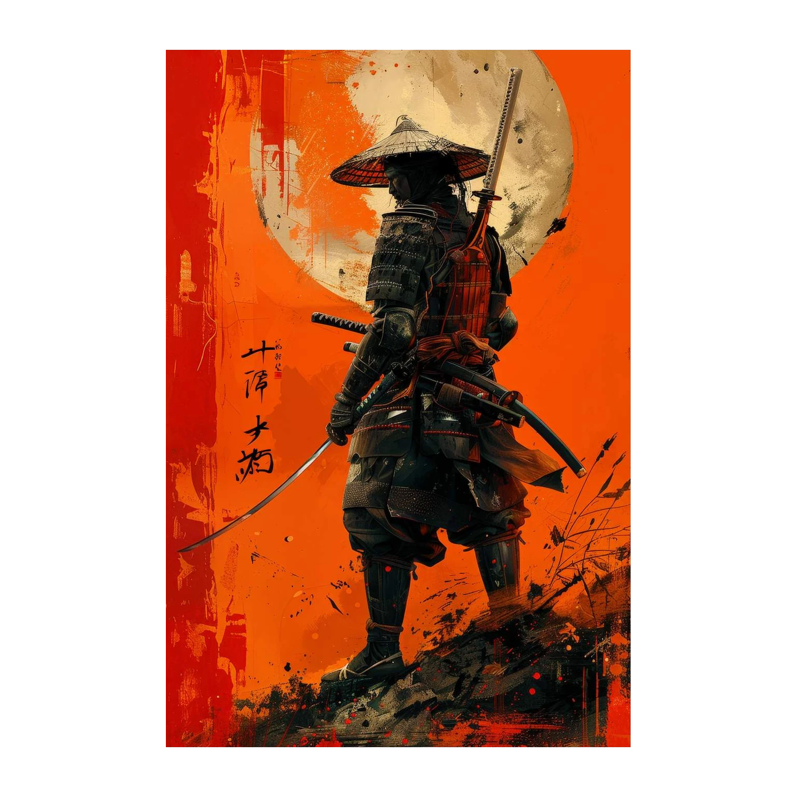 Warrior Spirit Samurai Wall Art