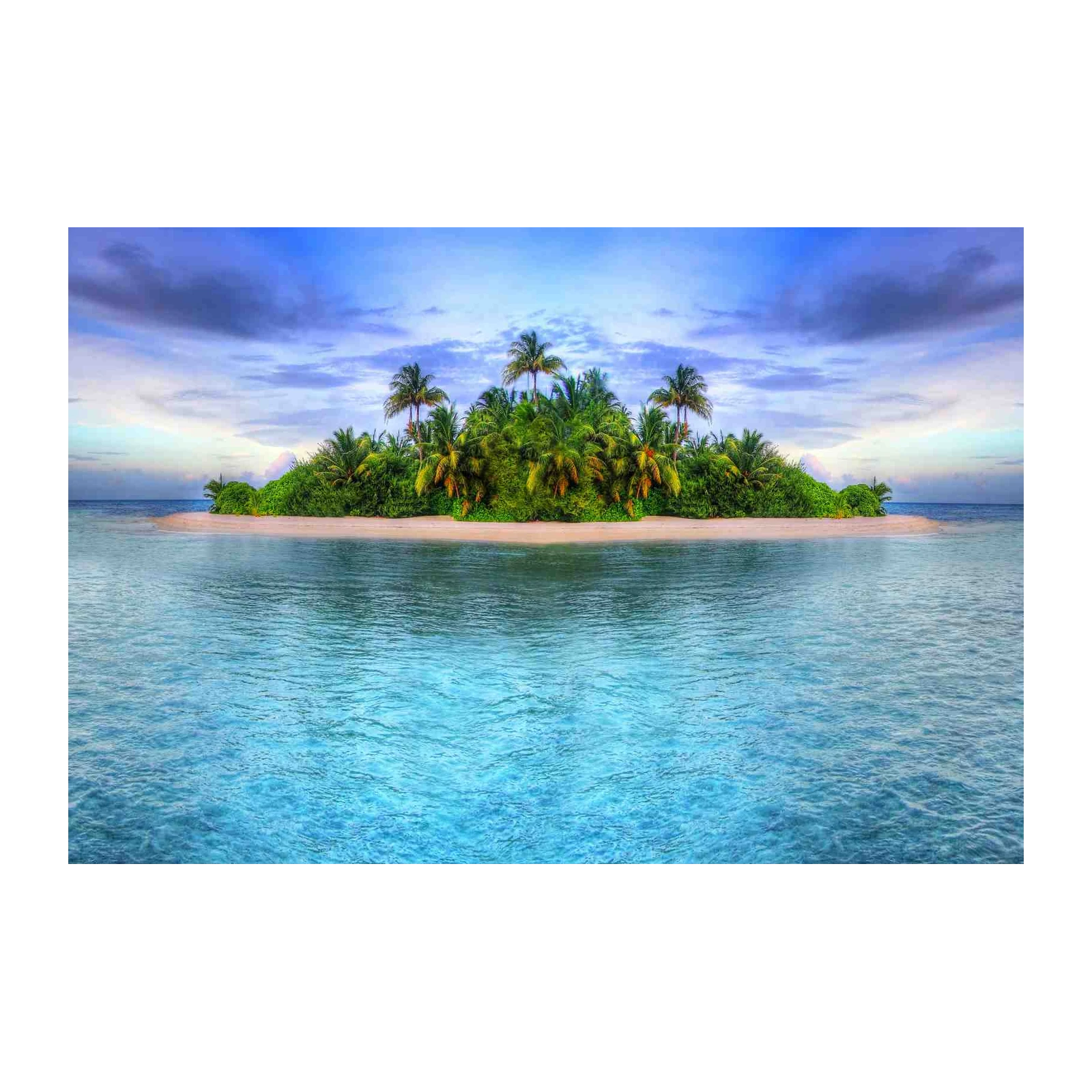 Tropical Island Paradise Ocean Wall Art