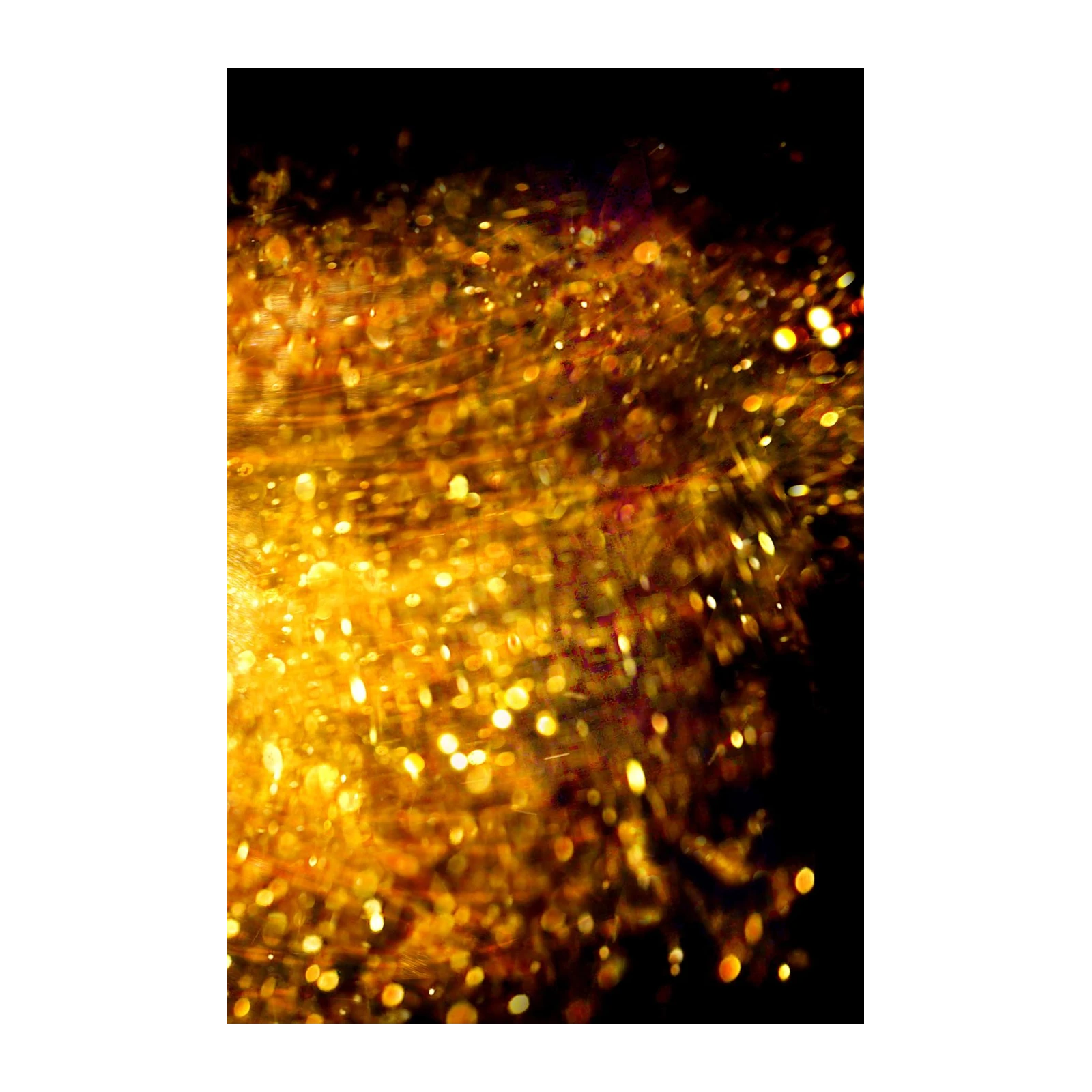 Golden Bokeh Abstract Wall Art