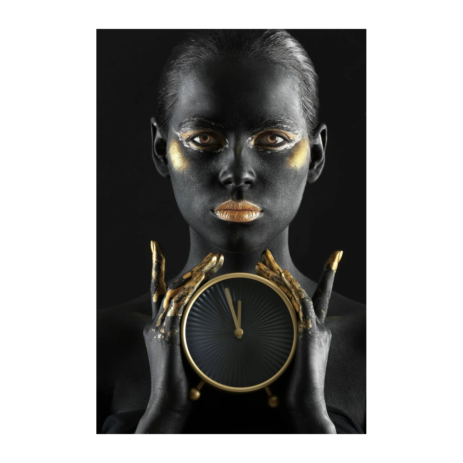 Golden Hour Portrait: Time is Gold Wall Art