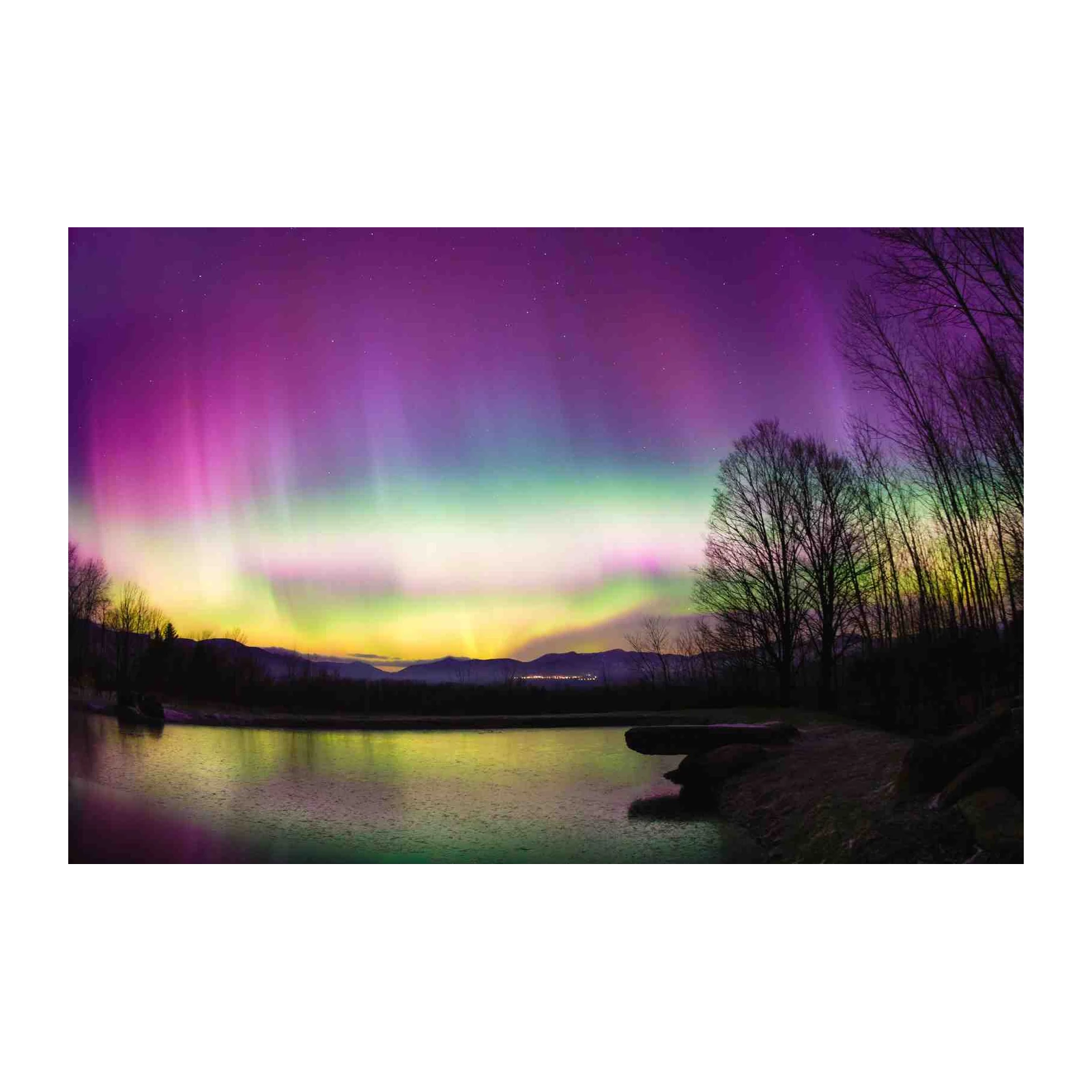 Mesmerizing Aurora Borealis Wall Art