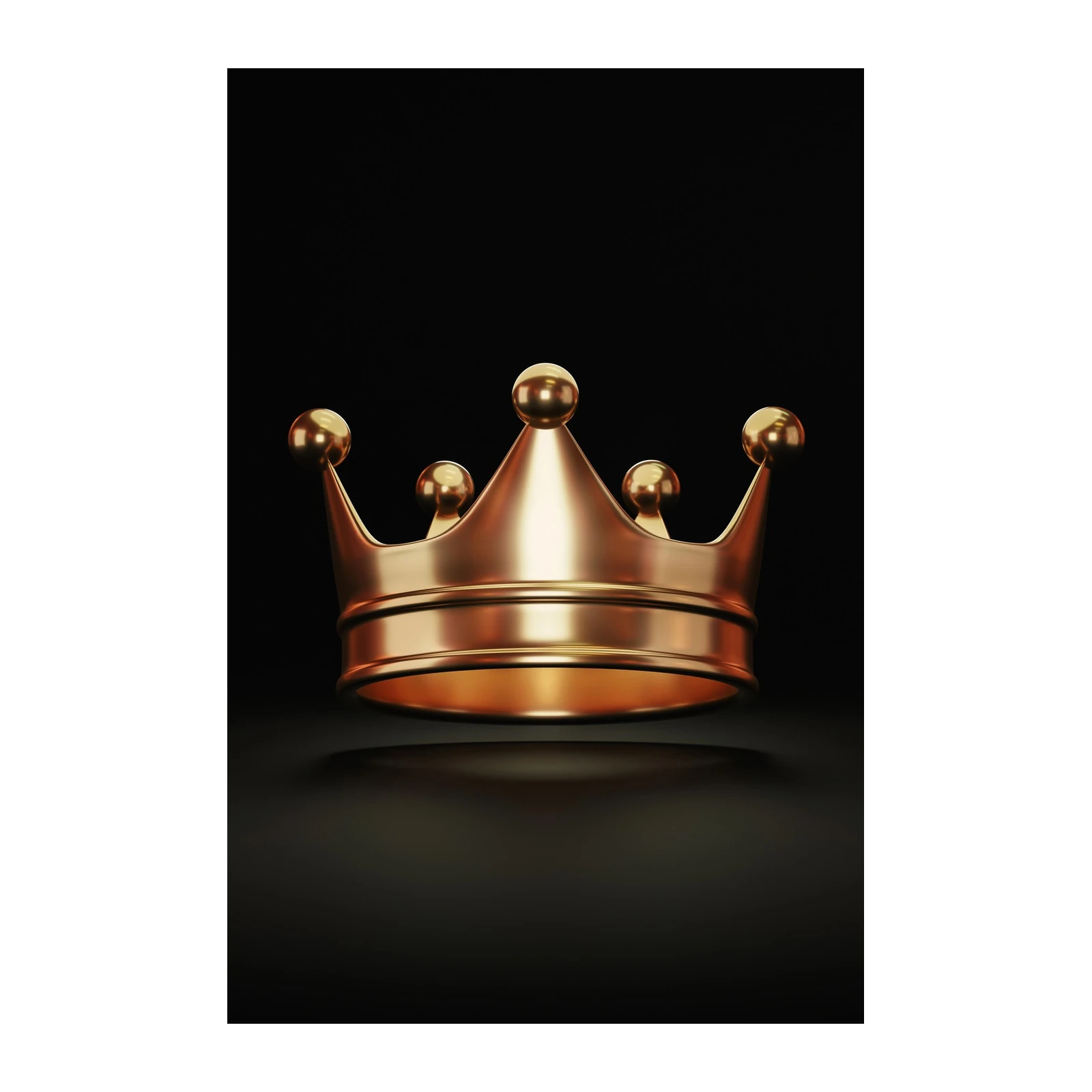Regal Gold Crown Wall Art Wall Art