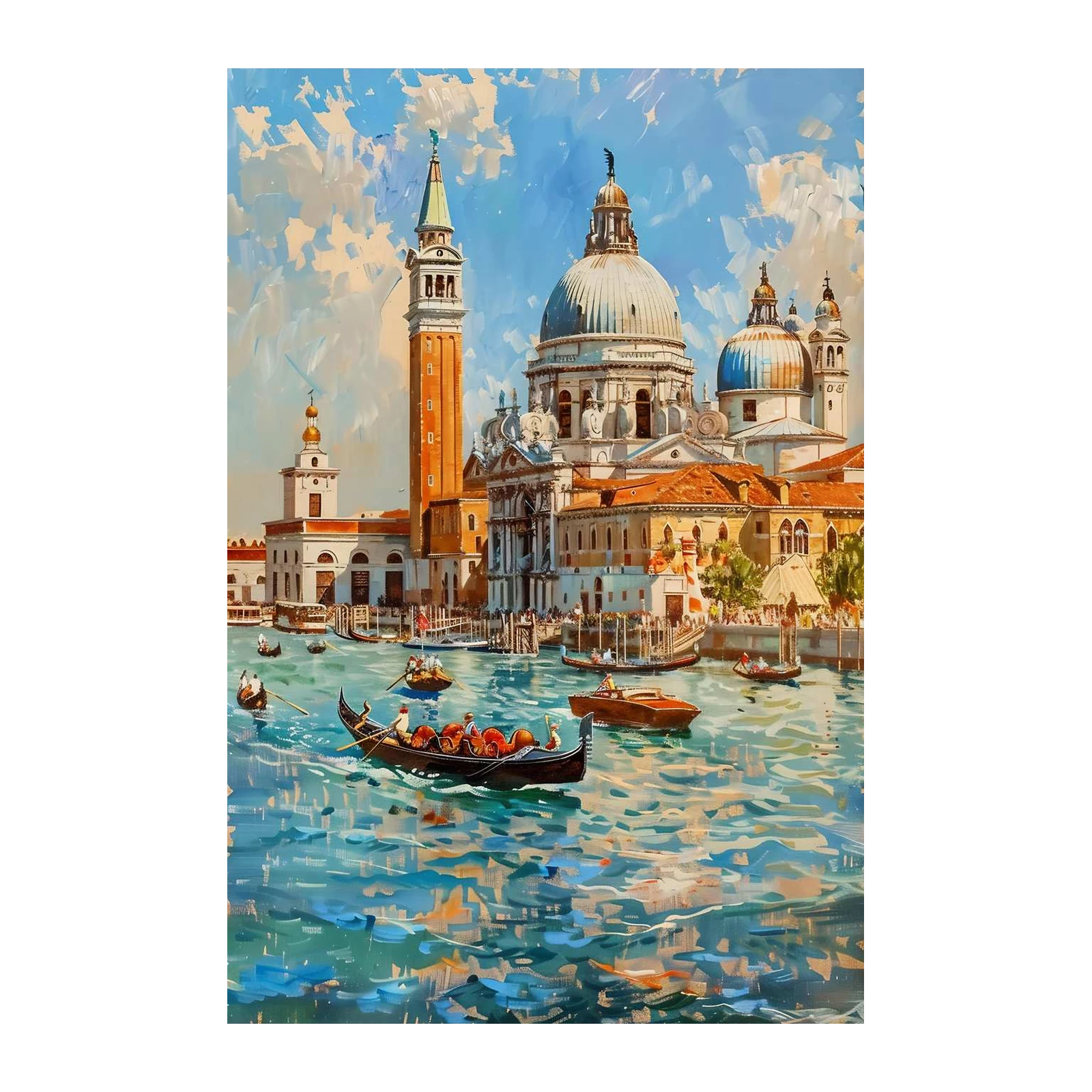 Venice Grand Canal Gondola Wall Art