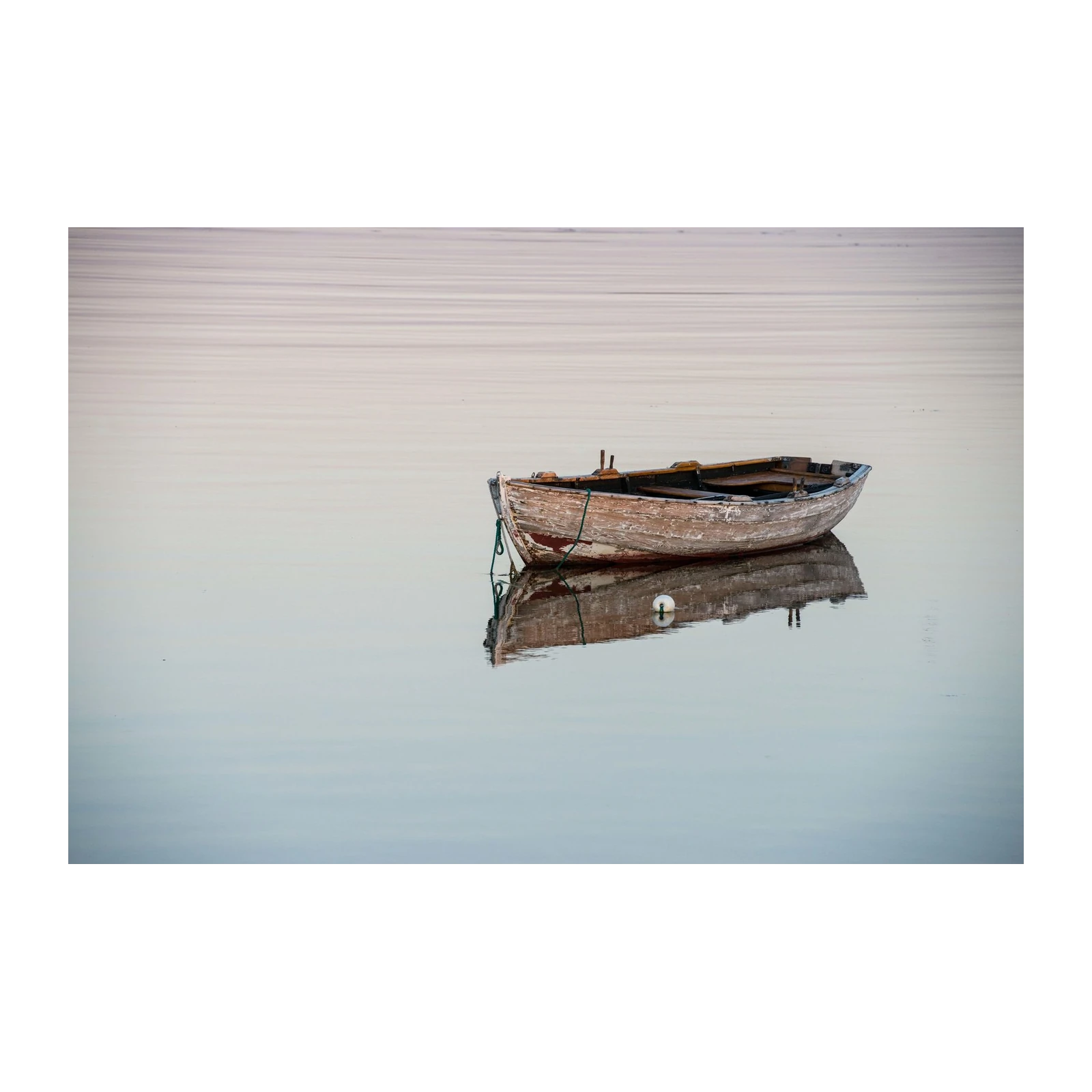 Tranquil Waters Rustic Boat Wall Art
