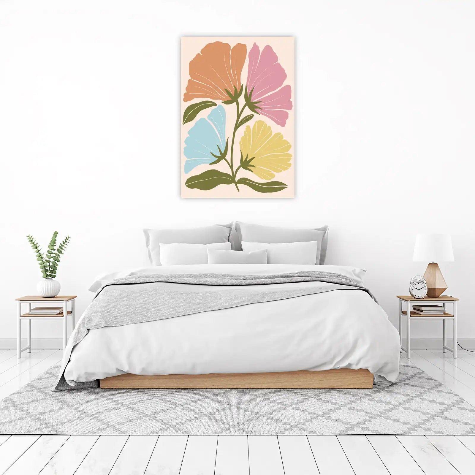 Abstract Floral Wall Art Wall Art