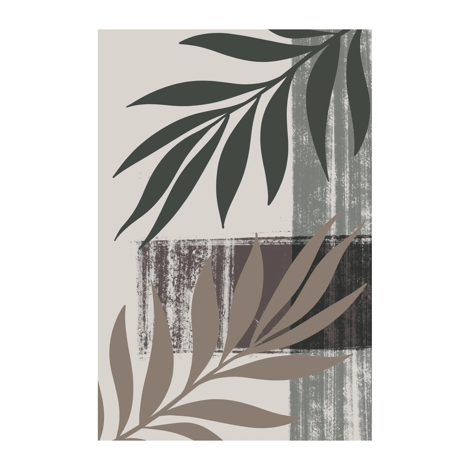 Abstract Botanical Leaf Wall Art Wall Art